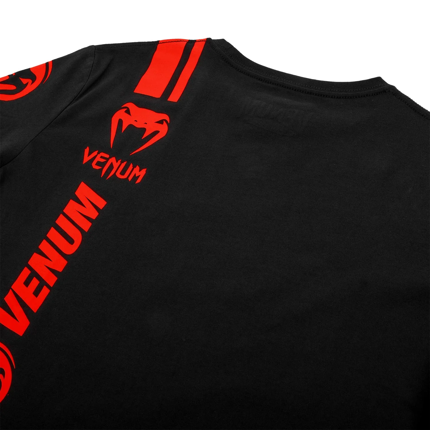 Venum Logos T-shirt - Black/Red - Image 7