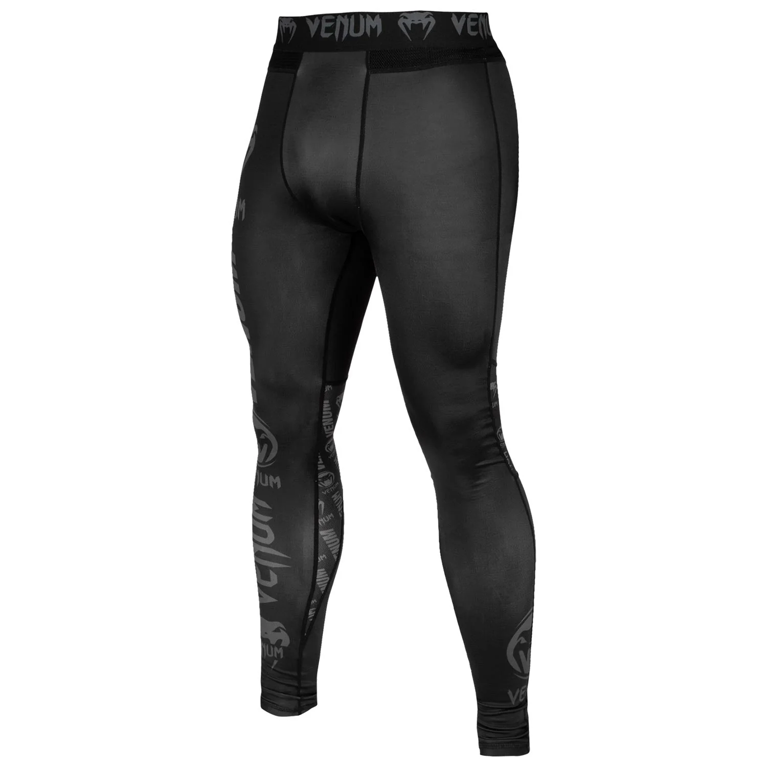 Venum Logos Tights - Black/Black - Image 2