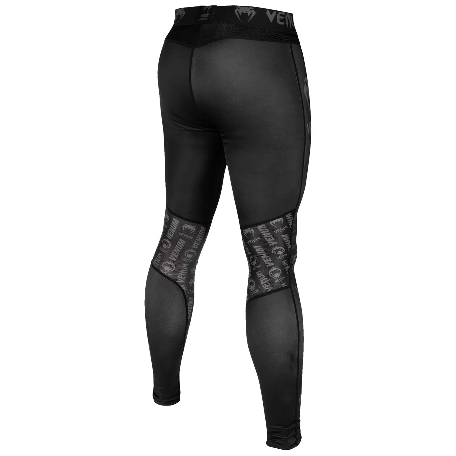 Venum Logos Tights - Black/Black - Image 4