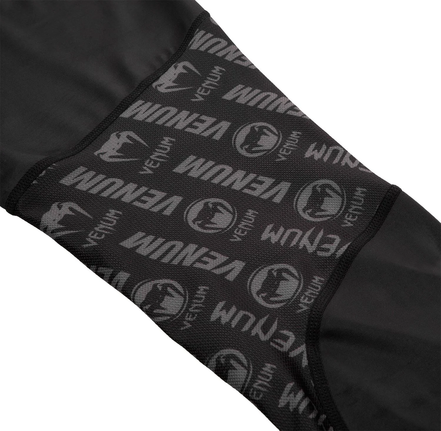 Venum Logos Tights - Black/Black - Image 7