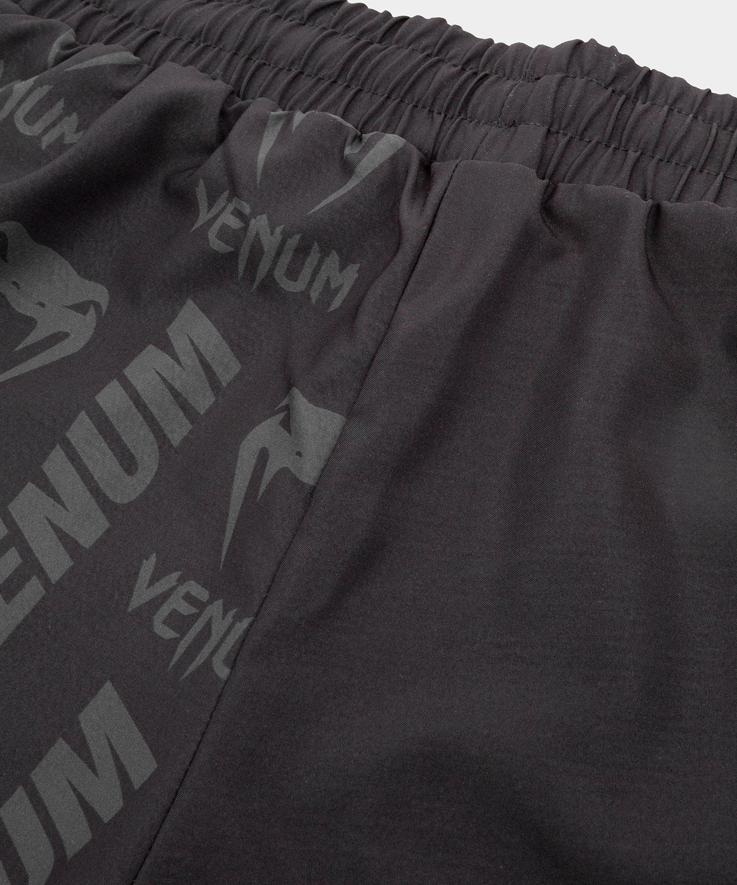 Venum Logos Training Shorts - Black/Black - Image 7