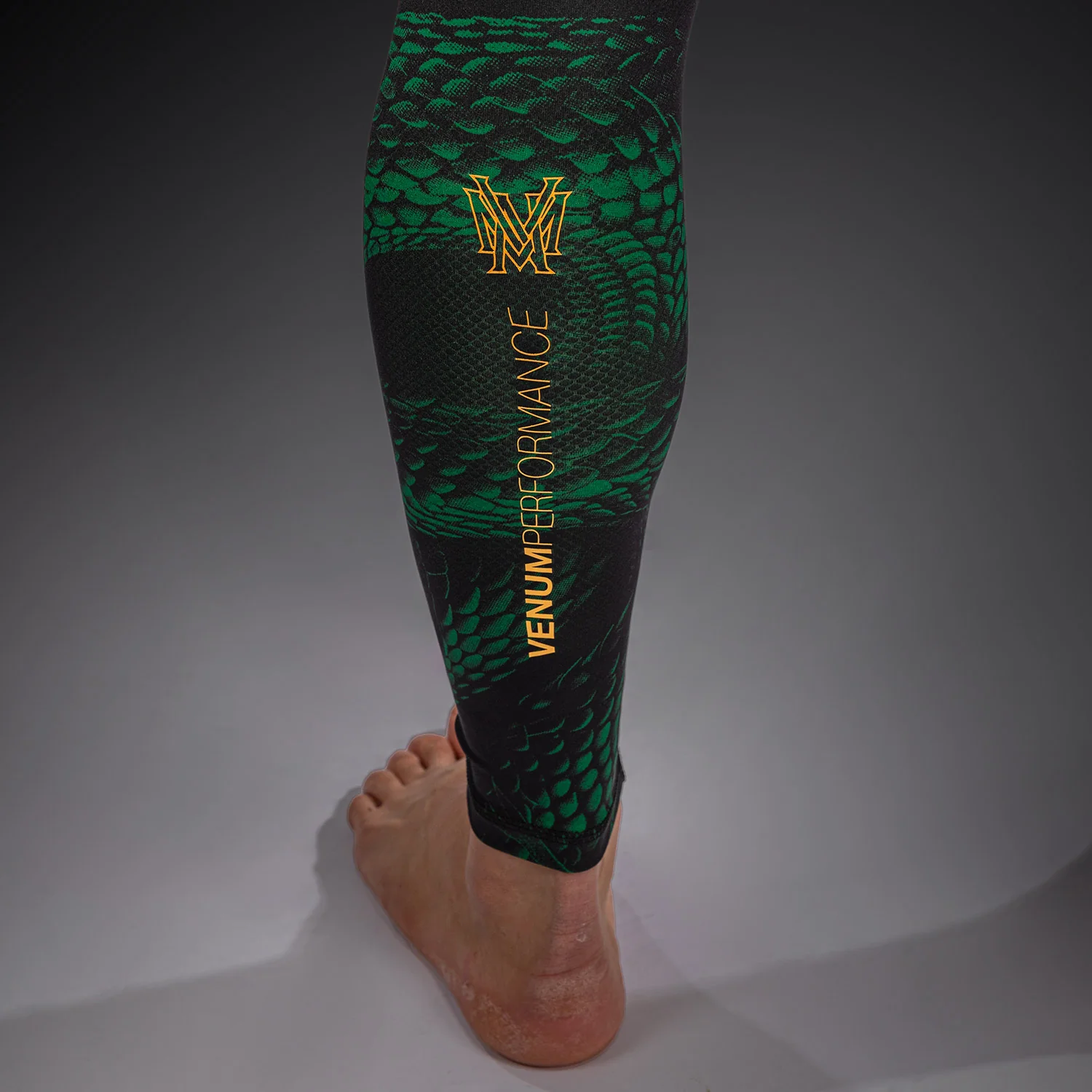Venum Matupa Spats - Black/Green/Gold - Image 5