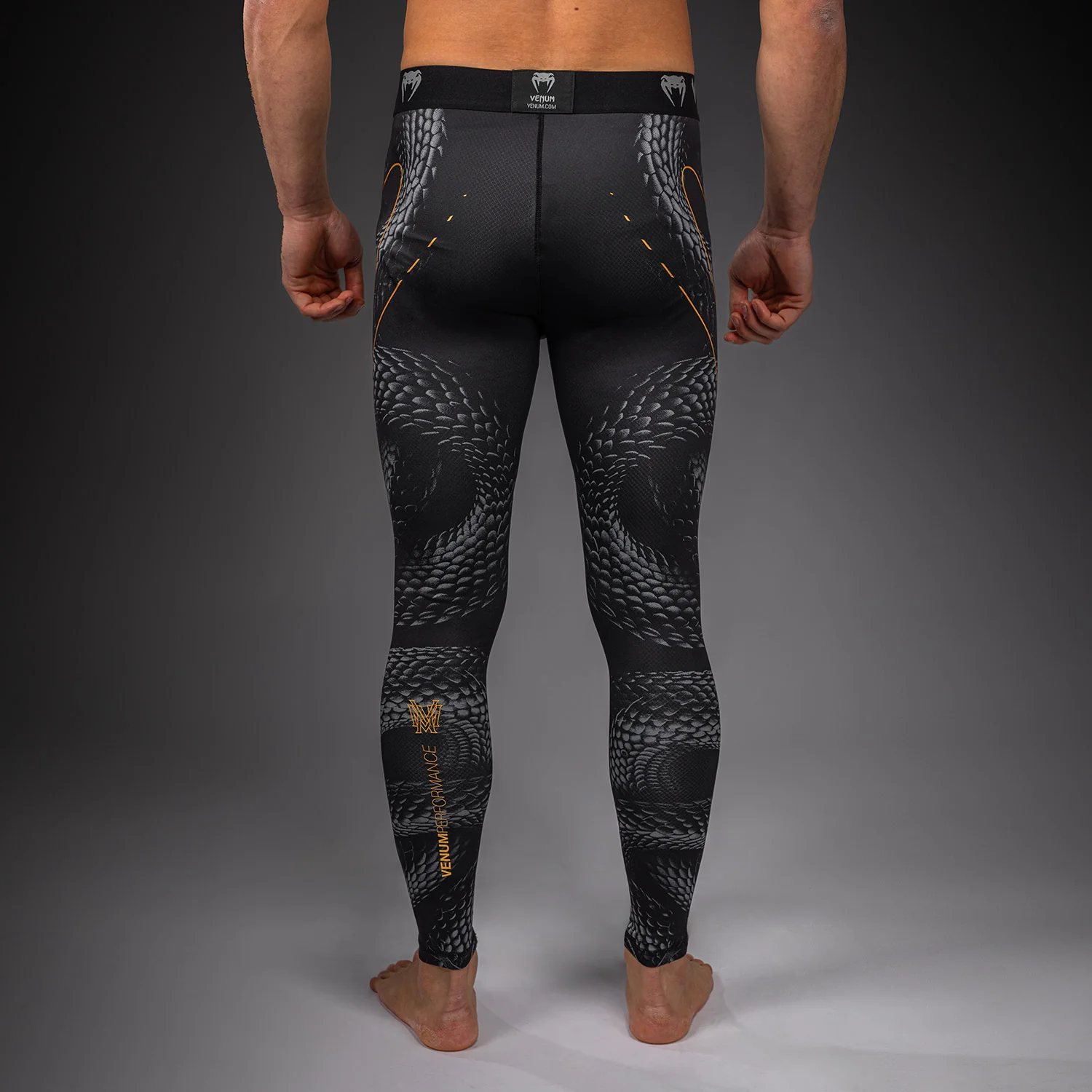 Venum Matupa Spats - Black/Grey/Gold - Image 4