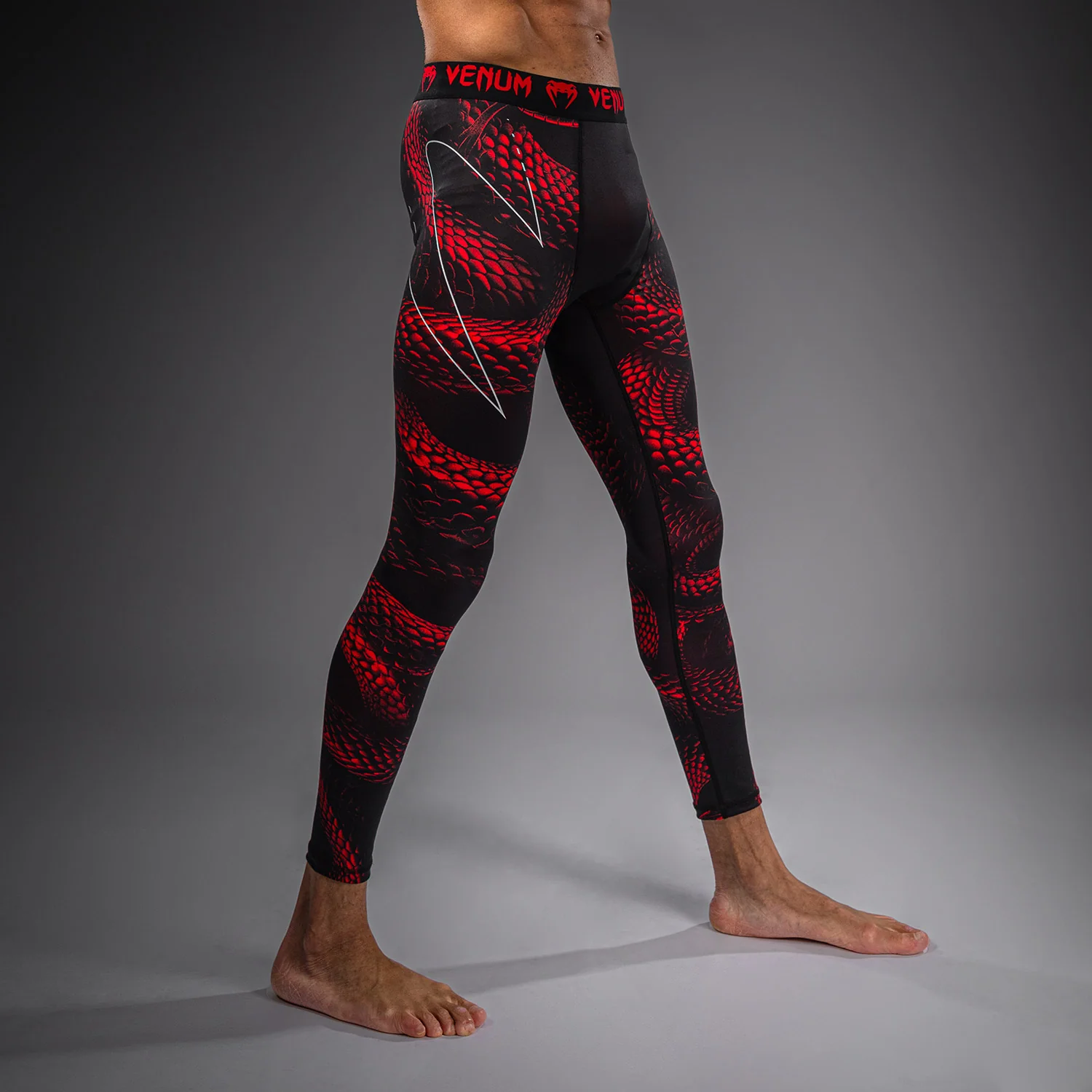 Venum Matupa Spats - Black/Red/Silver - Image 2