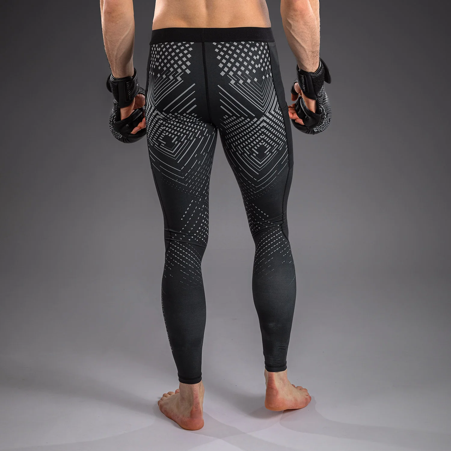 Venum Midnight Fury Spats - Black/Grey/Silver - Image 5