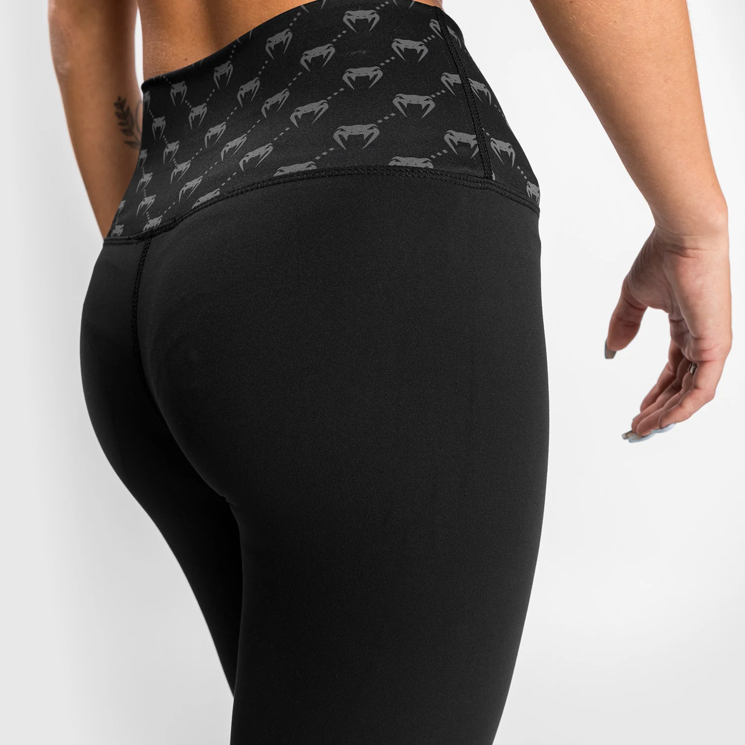 Venum Monogram 7/8 Leggings - Black/Pink Gold - Image 7