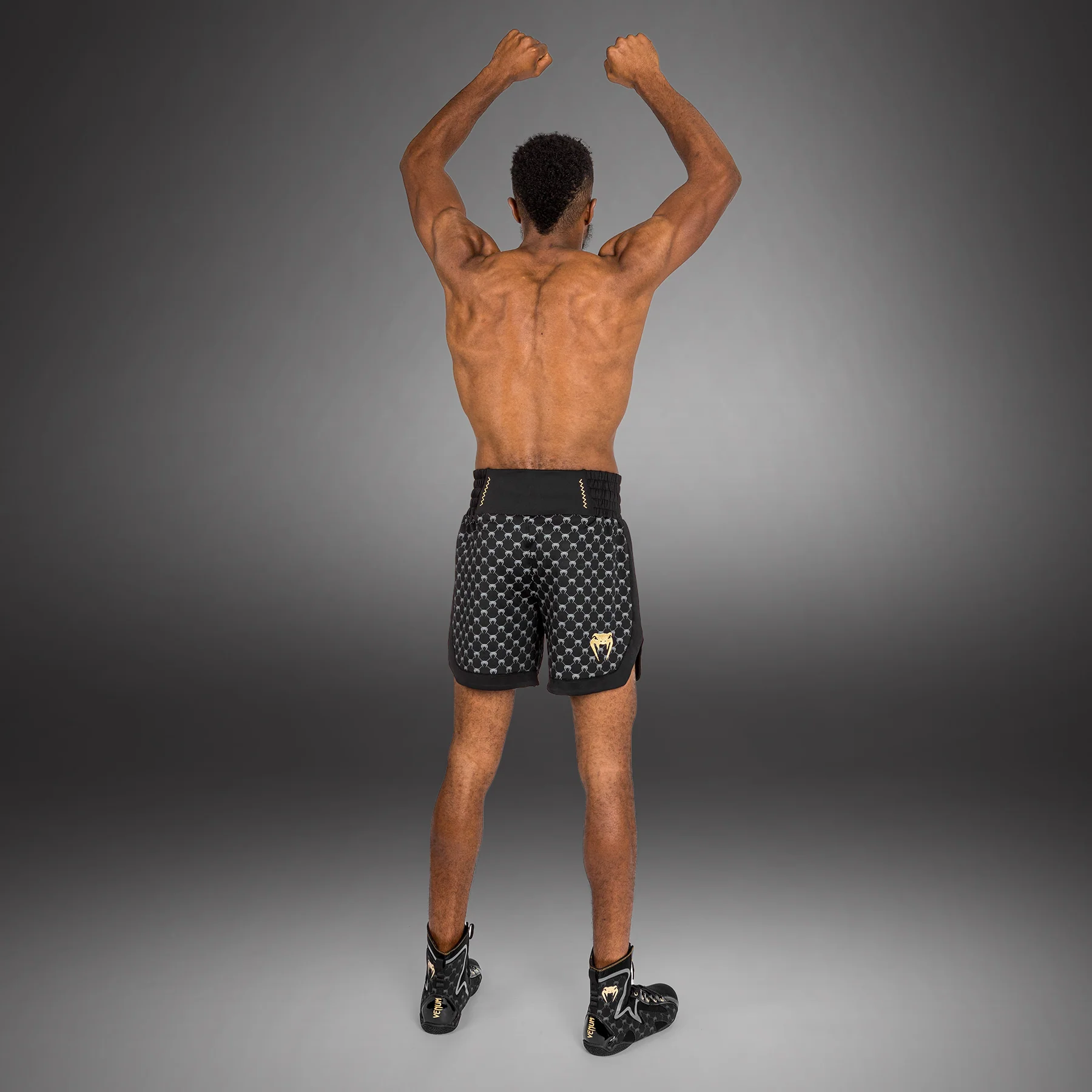 Venum Monogram Boxing Short - Black - Image 7