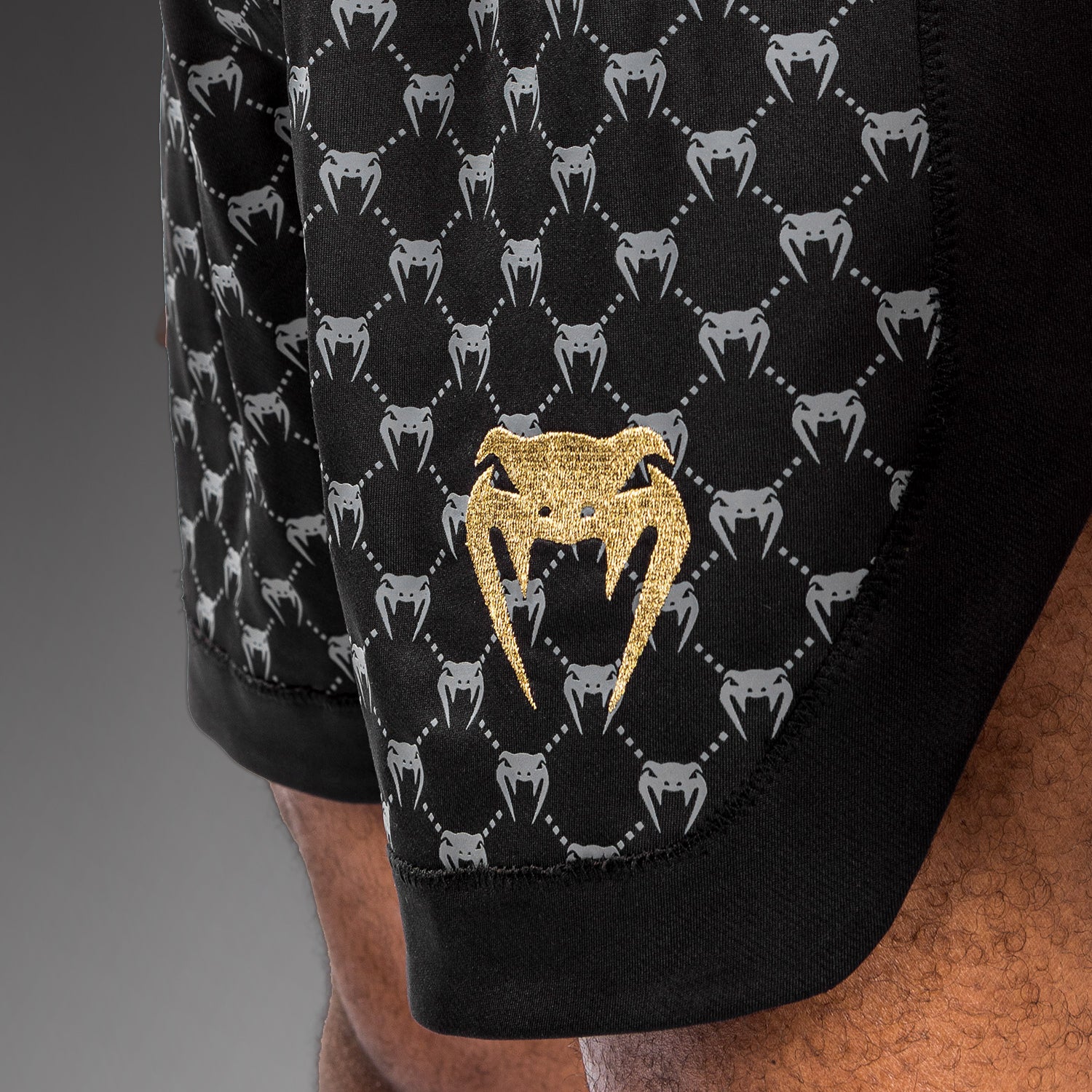 Venum Monogram Boxing Short - Black - Image 8