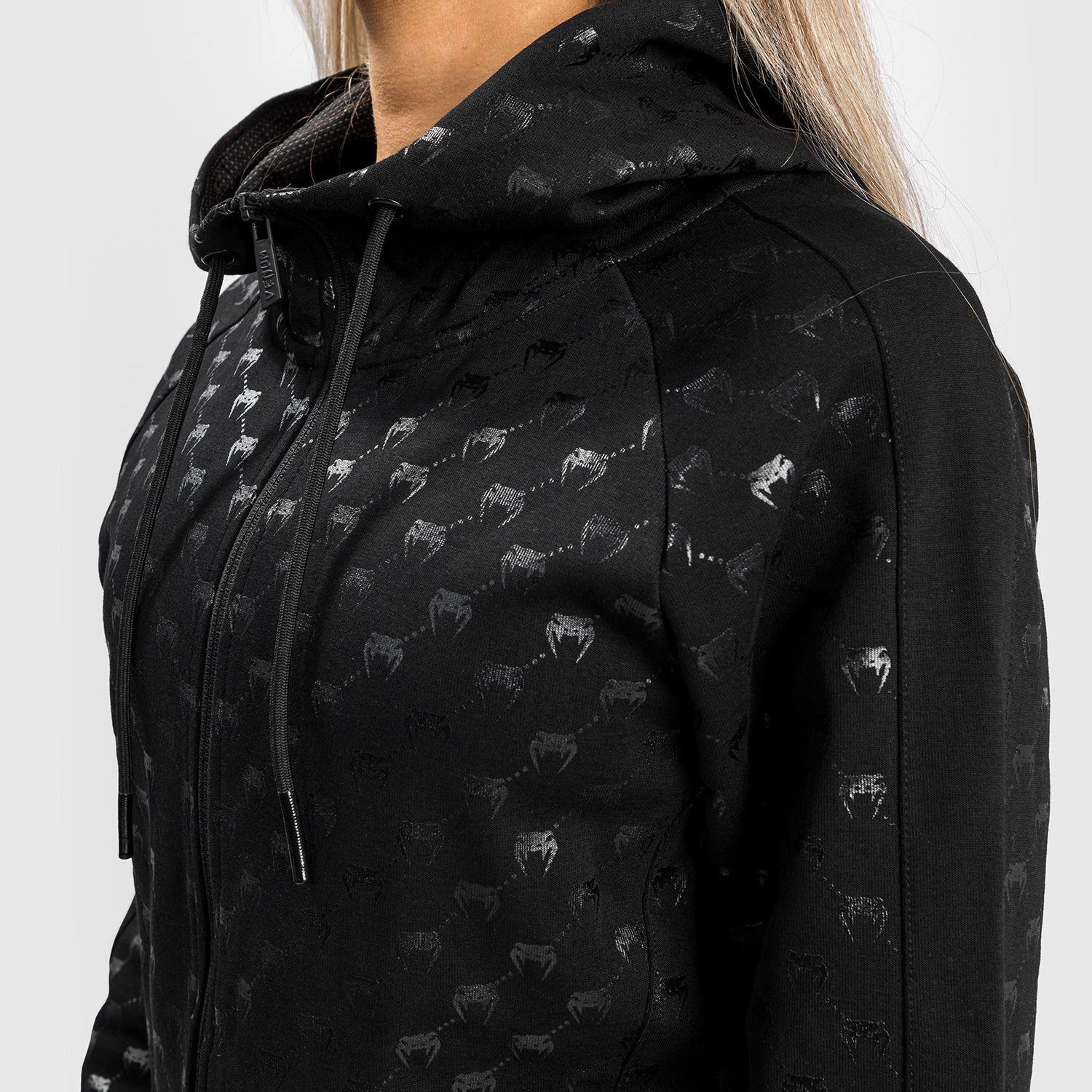 Venum Monogram Hoodie - Black/Pink Gold - Image 4