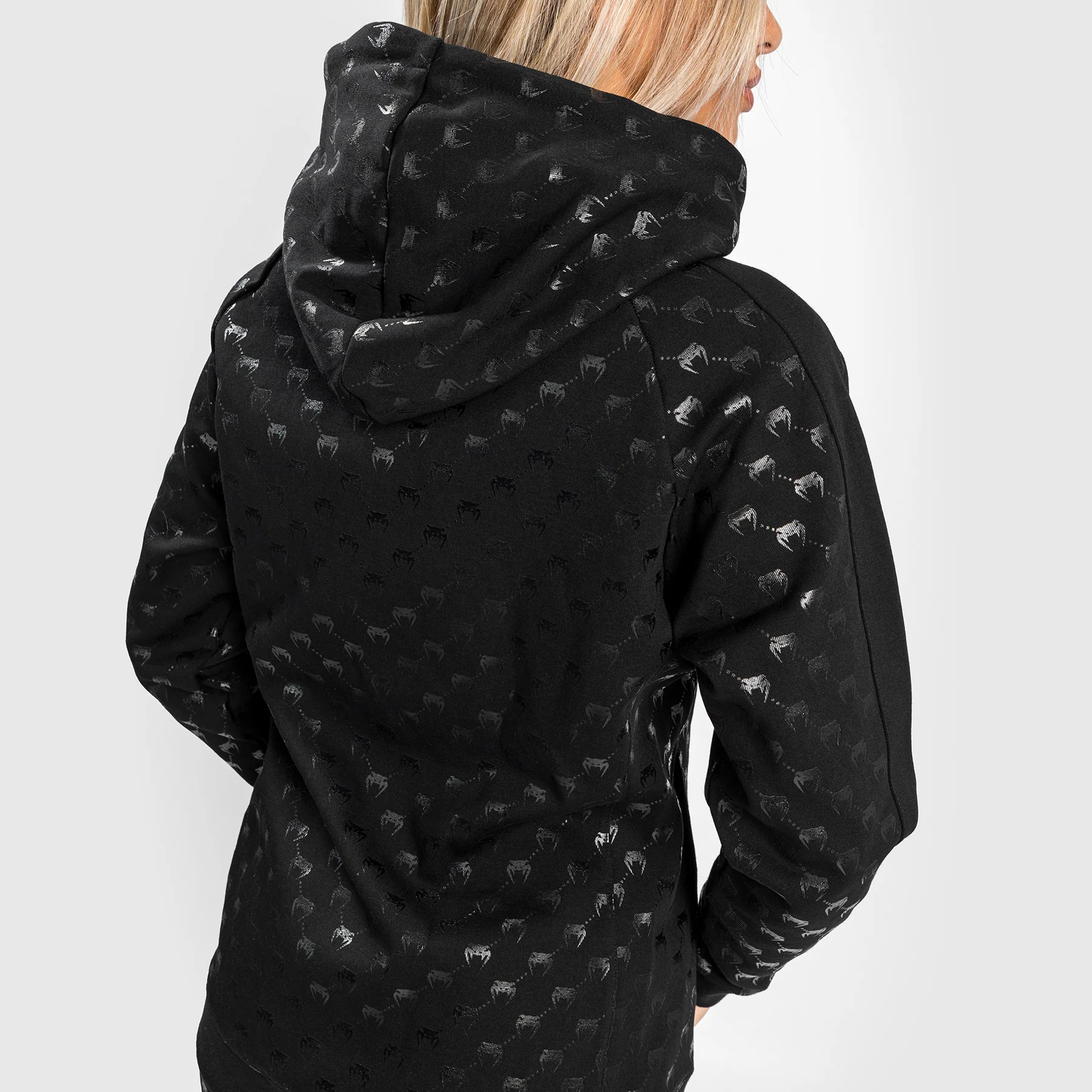 Venum Monogram Hoodie - Black/Pink Gold - Image 6
