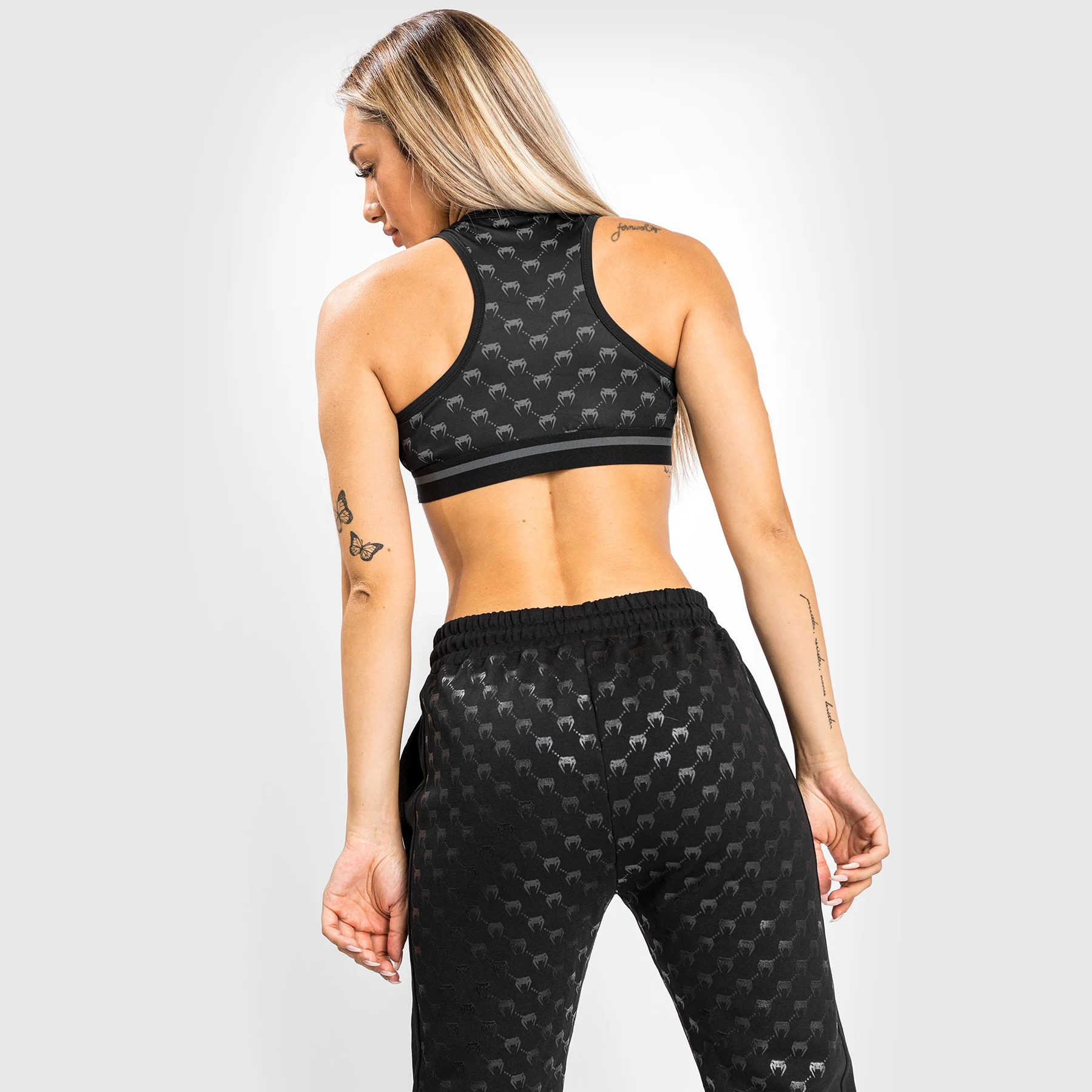 Venum Monogram Joggers - For Women - Black/Pink Gold - Image 6