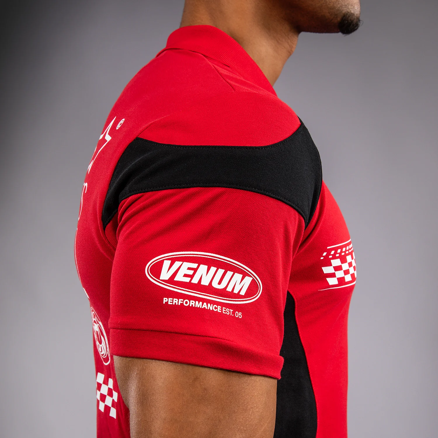 Venum Motorsport Cotton Polo - Racer Red - Image 7