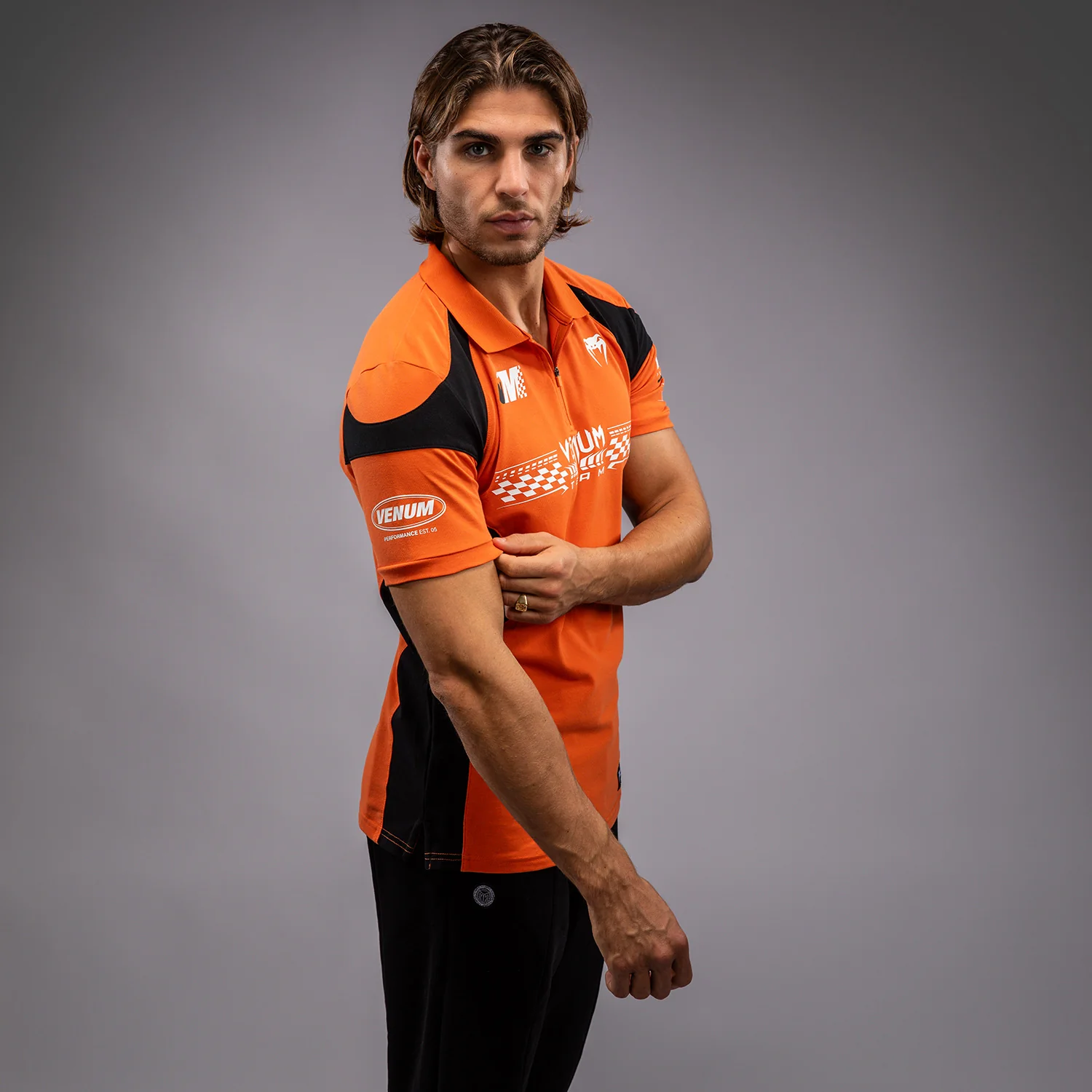 Venum Motorsport Cotton Polo - Tangerine - Image 4