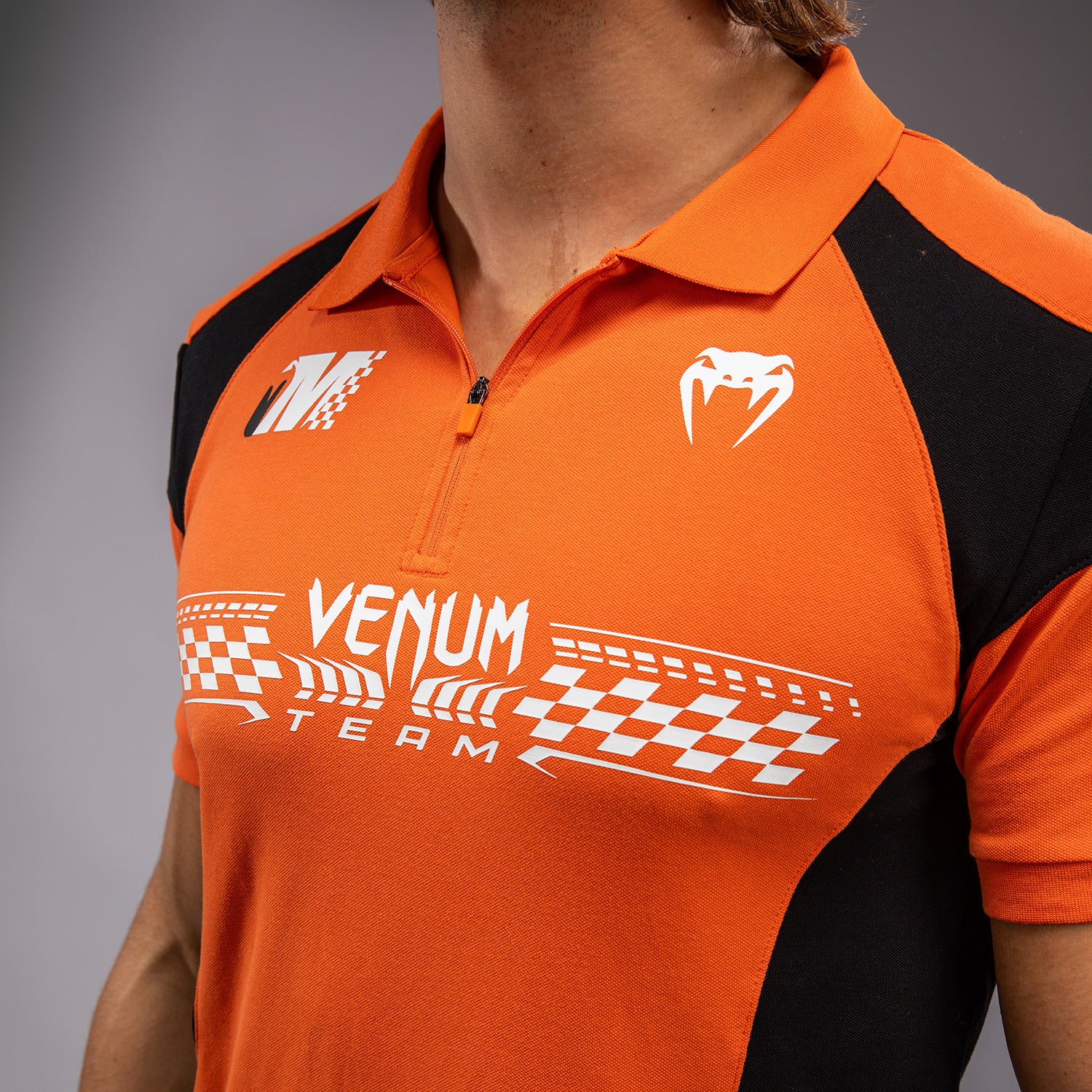 Venum Motorsport Cotton Polo - Tangerine - Image 5