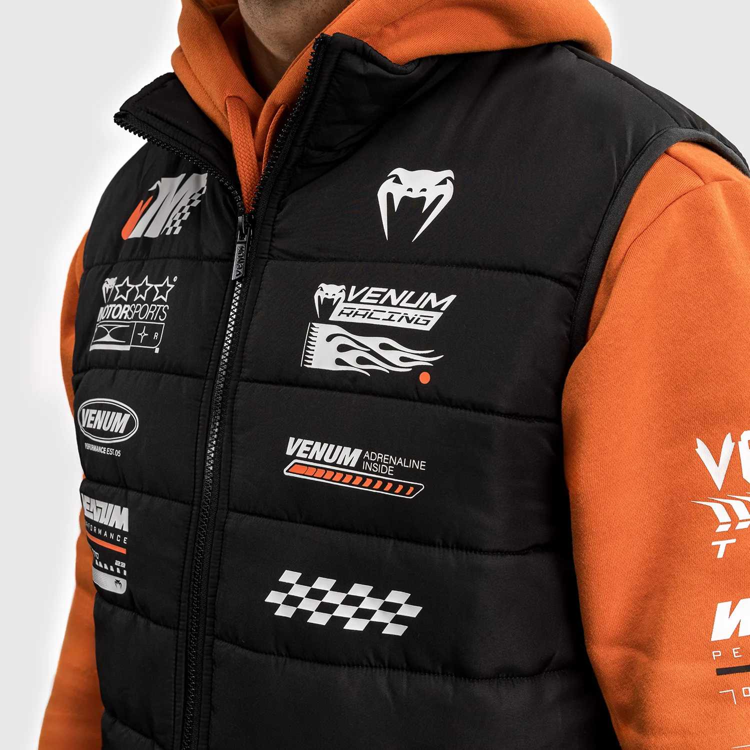 Venum Motorsport Down Jacket - Deep Black - Image 4