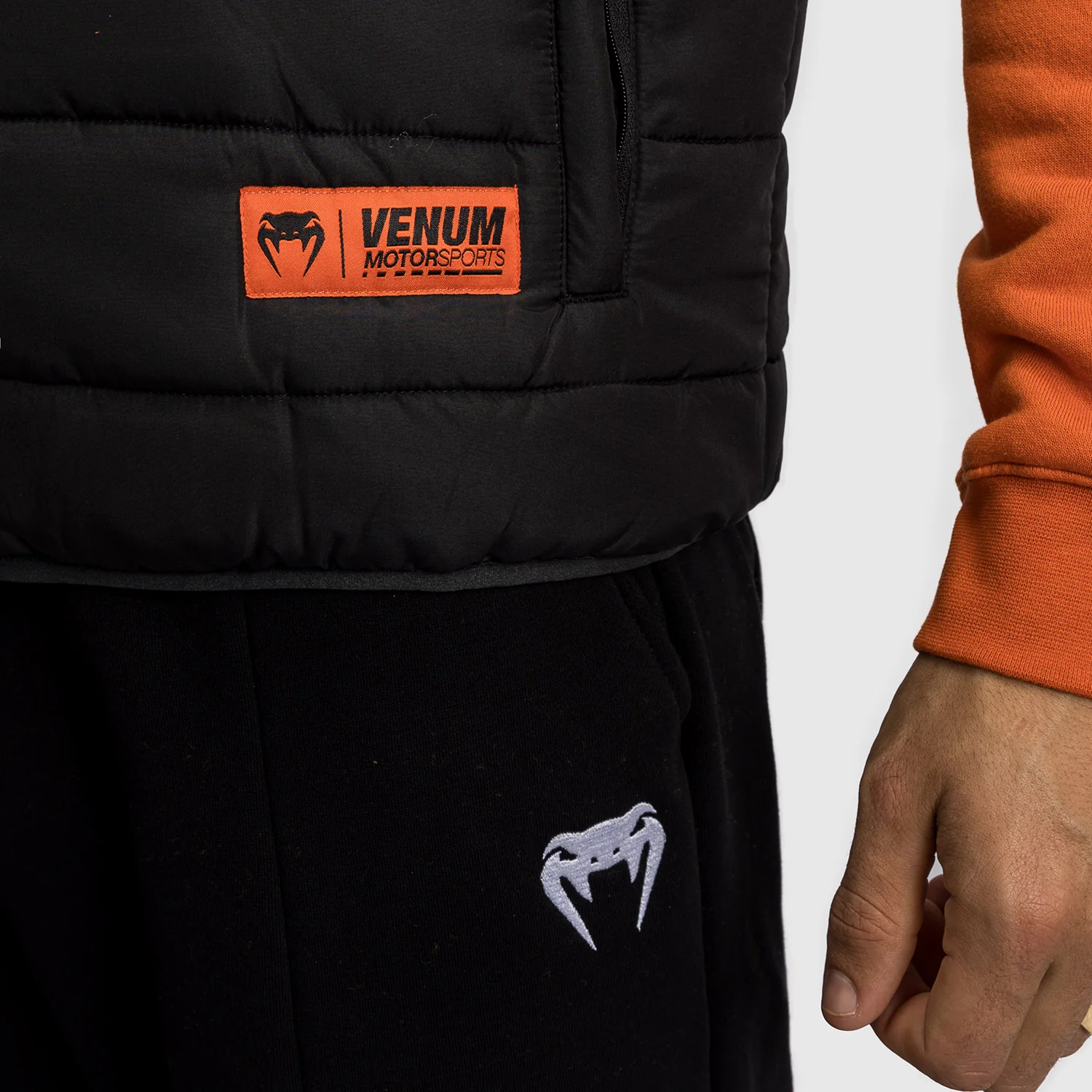 Venum Motorsport Down Jacket - Deep Black - Image 6
