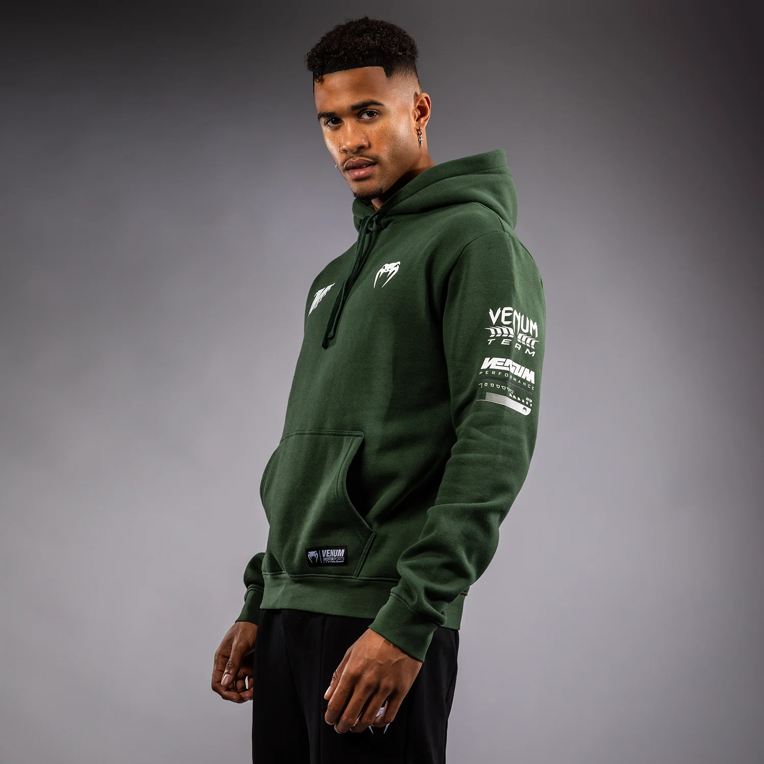 Venum Motorsport Hoodie - Deep Forest - Image 2