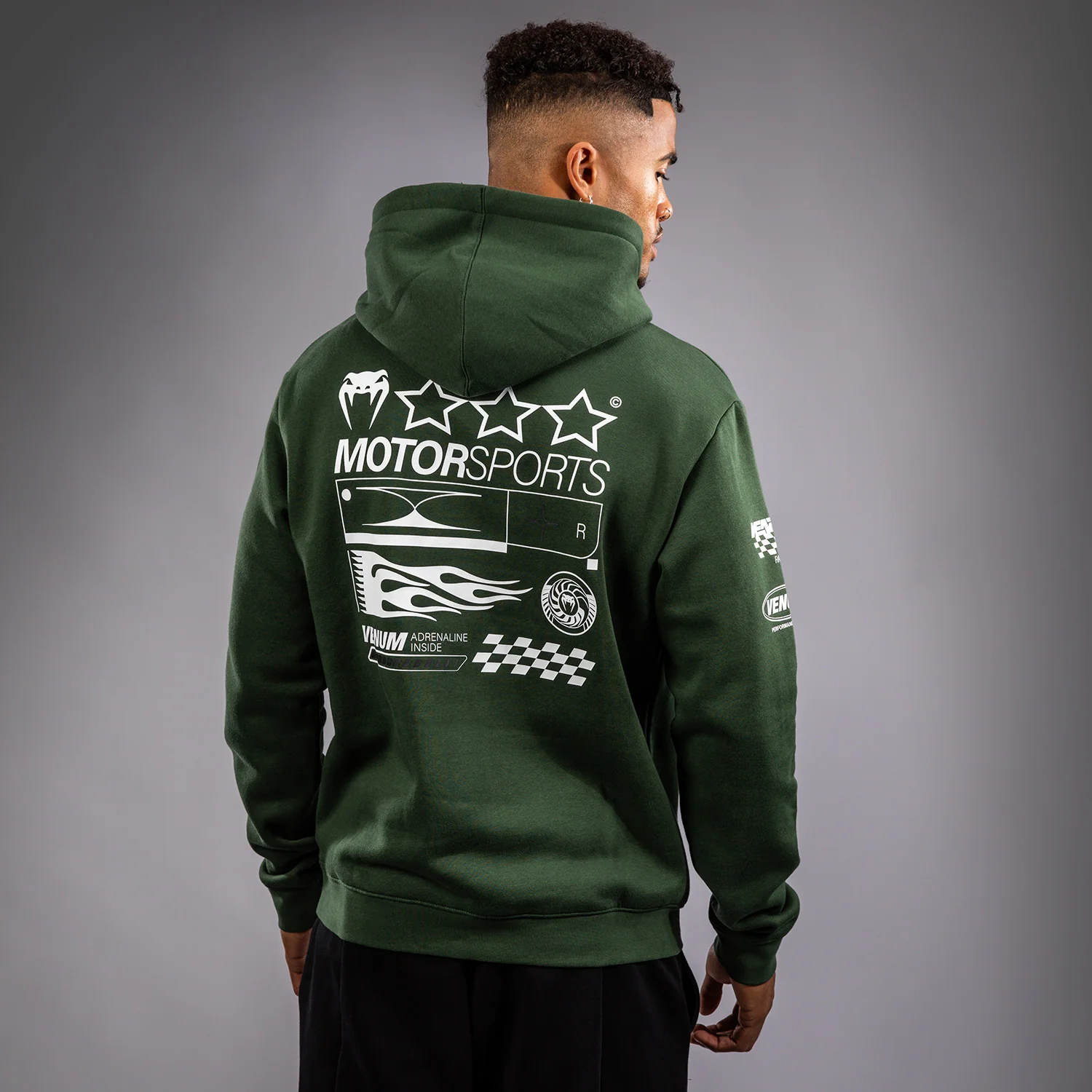 Venum Motorsport Hoodie - Deep Forest - Image 4