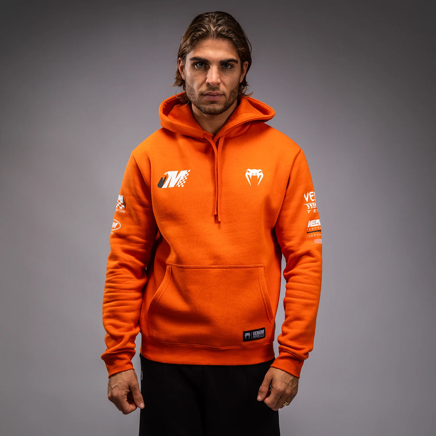 Venum Motorsport Hoodie - Tangerine - Image 2