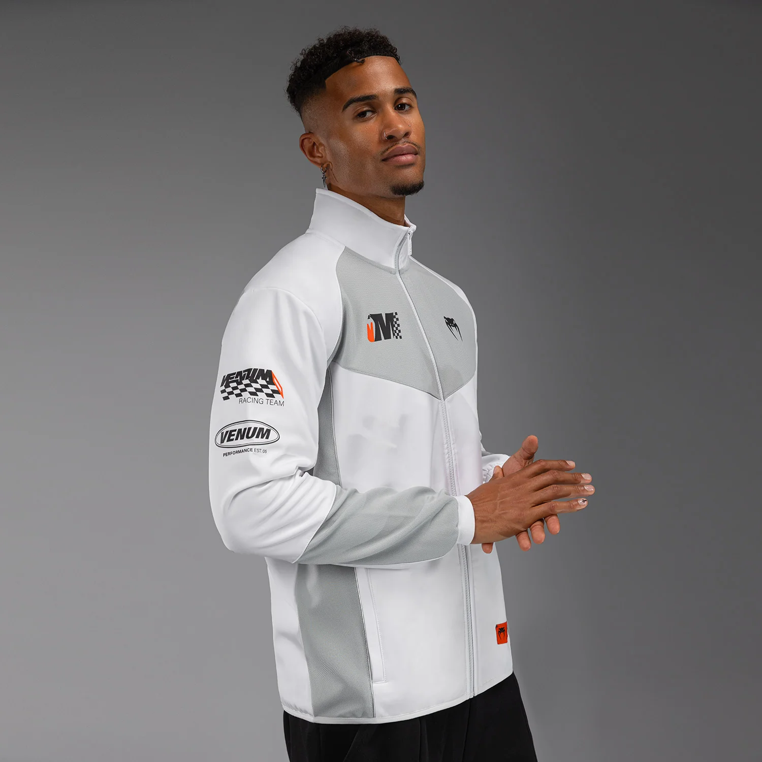 Venum Motorsport Softshell Jacket - Snow White - Image 4