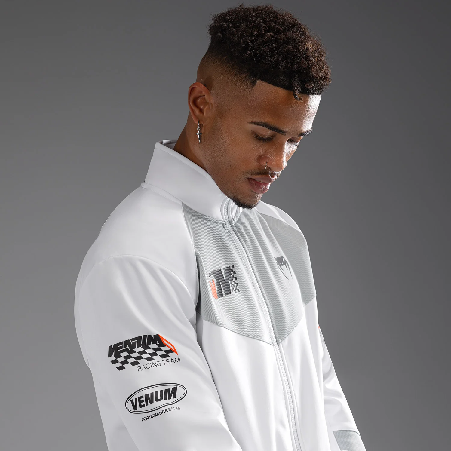 Venum Motorsport Softshell Jacket - Snow White - Image 5