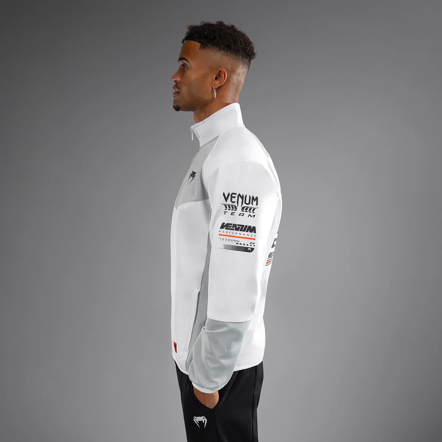 Venum Motorsport Softshell Jacket - Snow White - Image 7