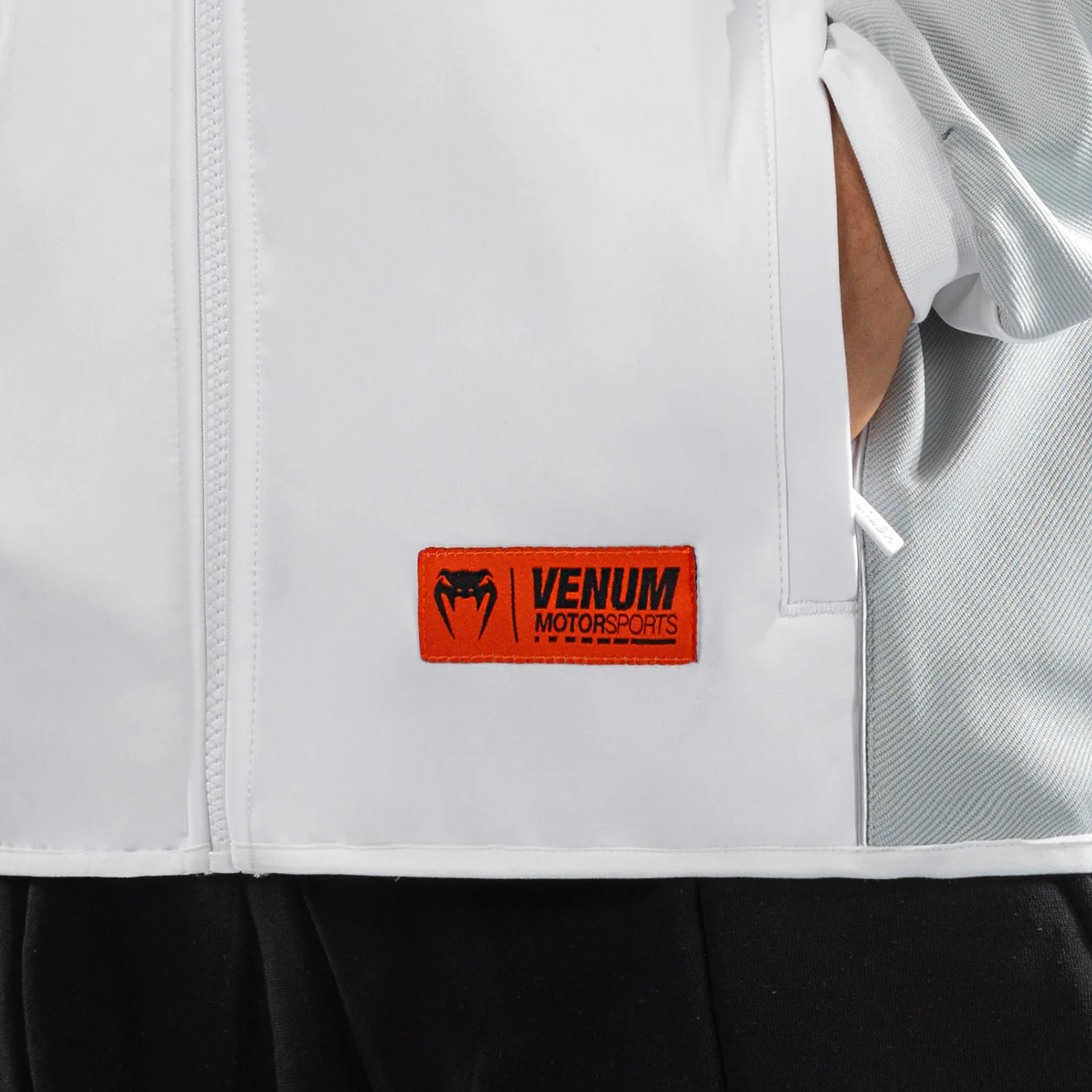 Venum Motorsport Softshell Jacket - Snow White - Image 8