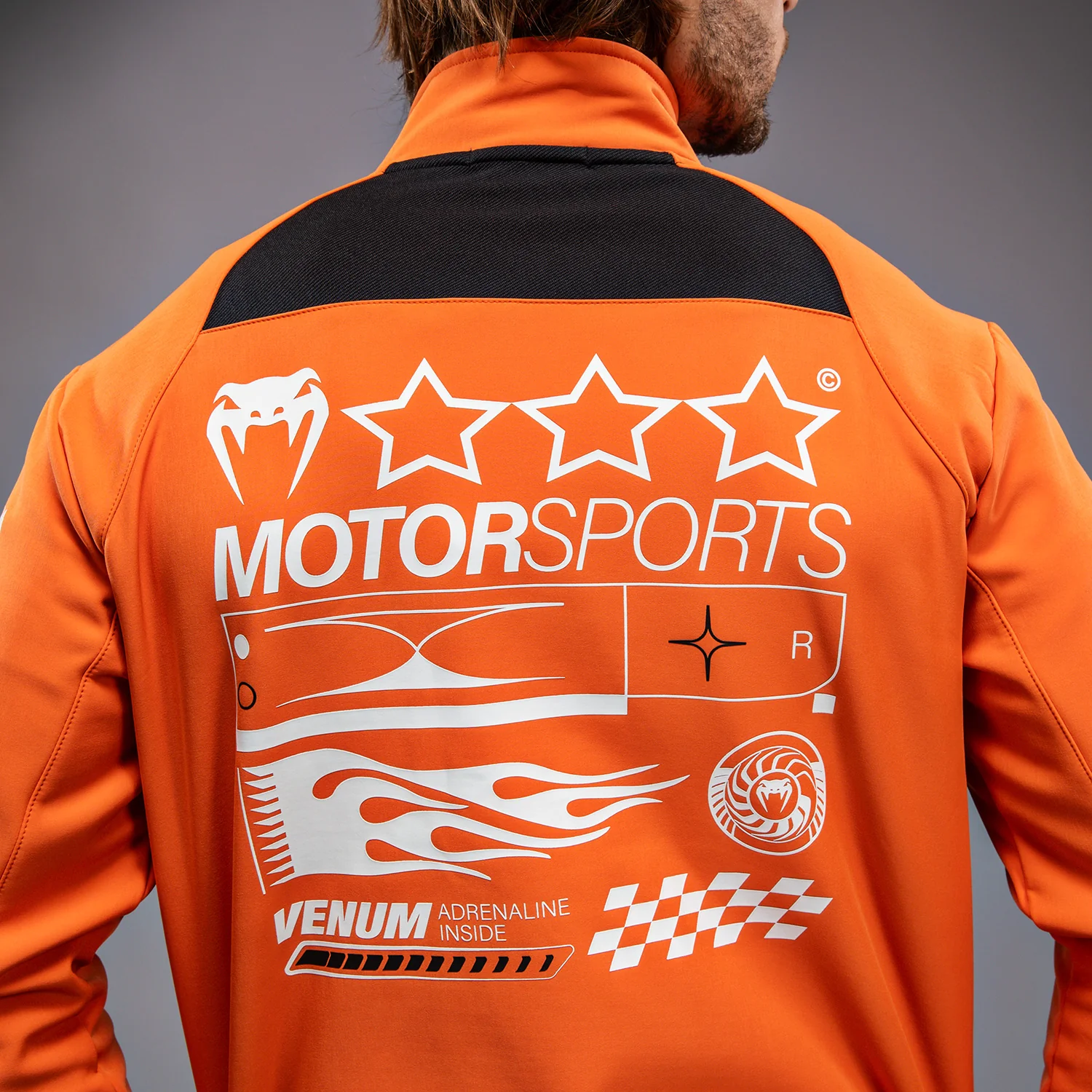 Venum Motorsport Softshell Jacket - Tangerine - Image 6