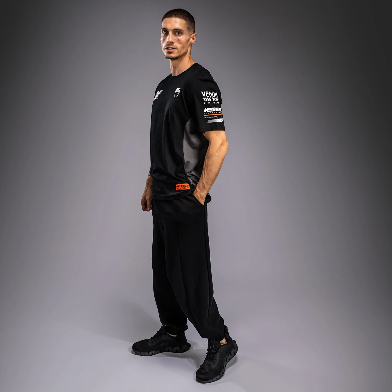 Venum Motorsport T-Shirt - Deep Black - Image 3