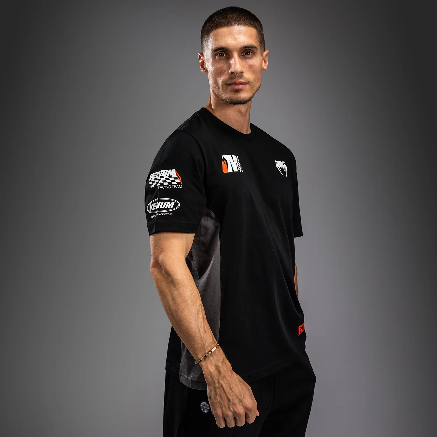 Venum Motorsport T-Shirt - Deep Black - Image 4