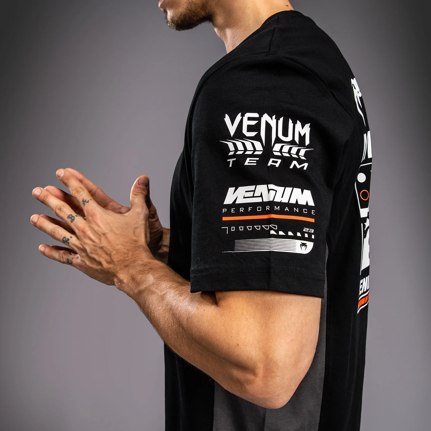 Venum Motorsport T-Shirt - Deep Black - Image 5