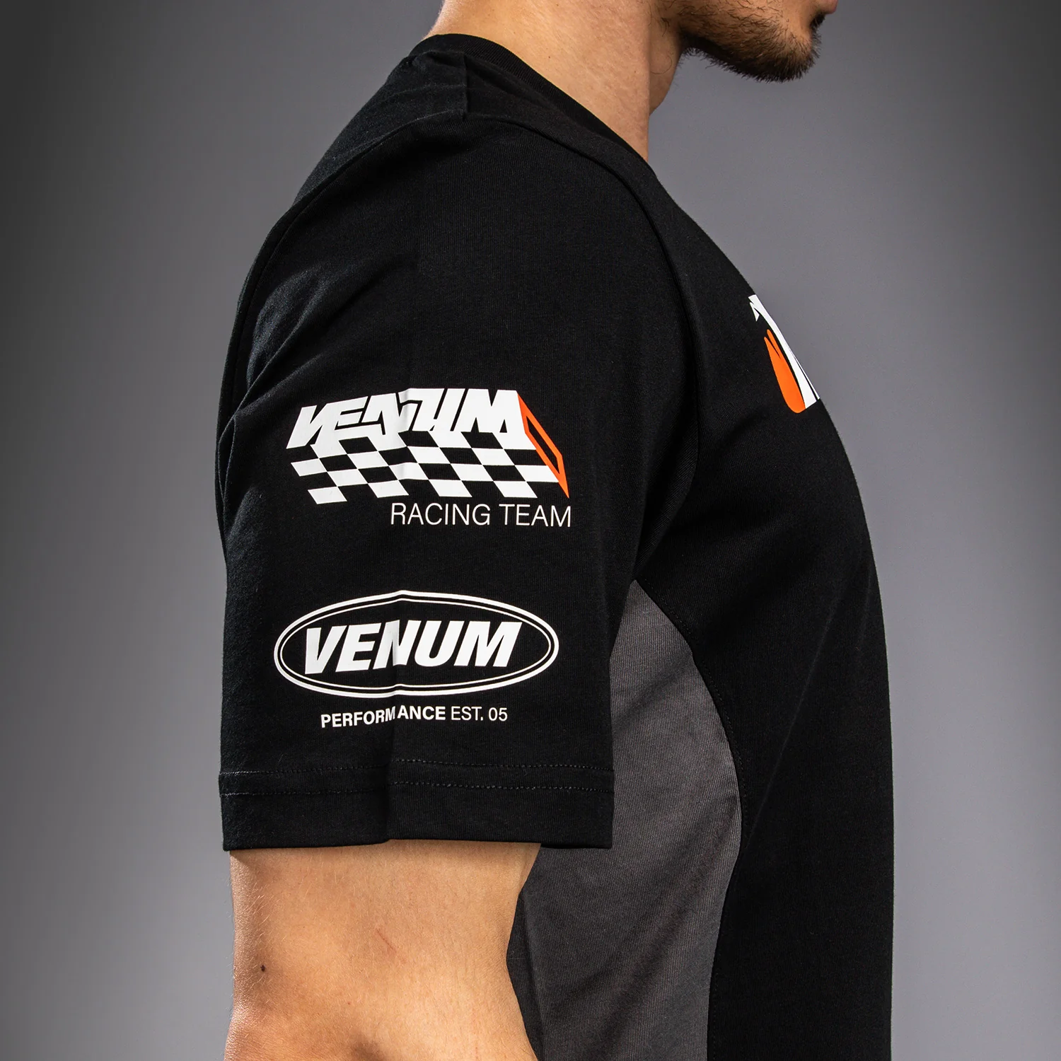 Venum Motorsport T-Shirt - Deep Black - Image 6