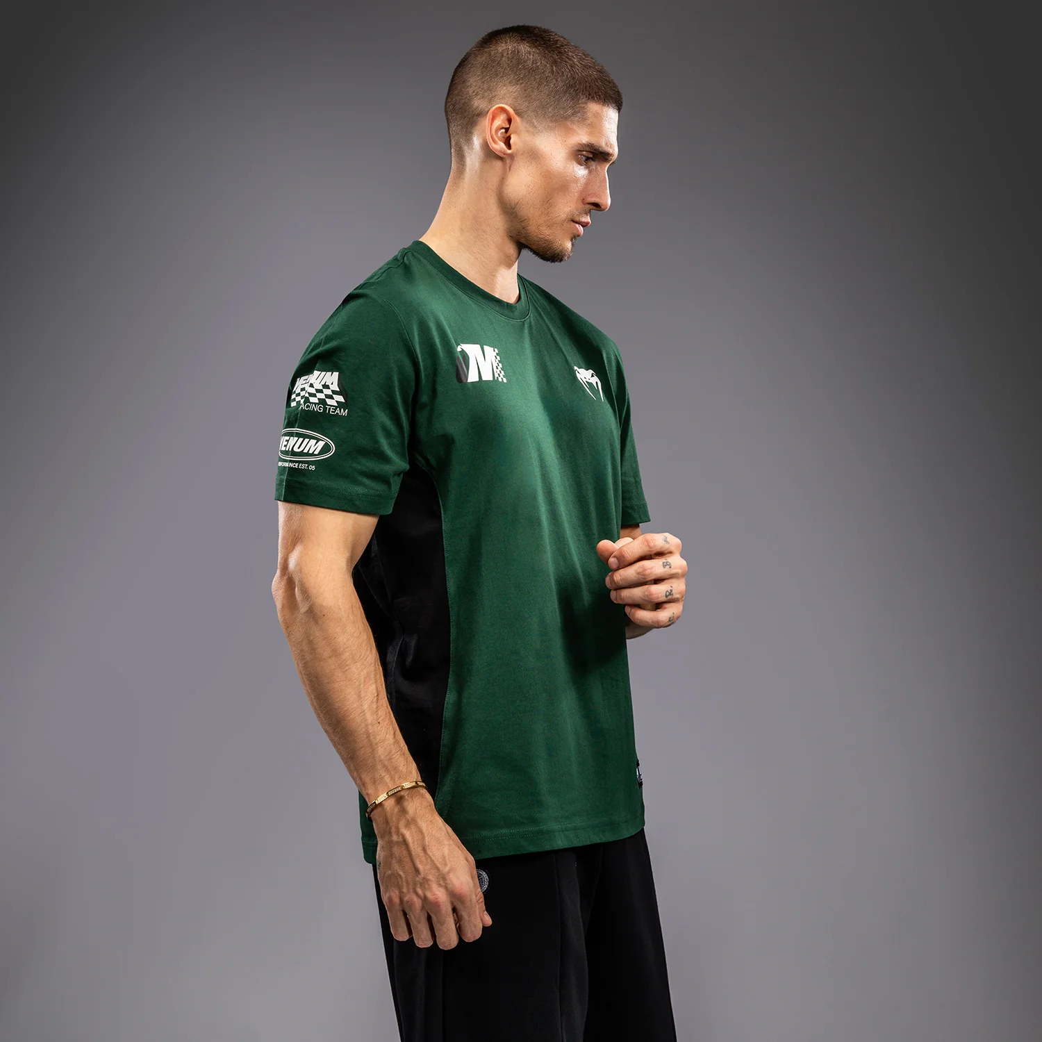 Venum Motorsport T-Shirt - Deep Forrest - Image 3