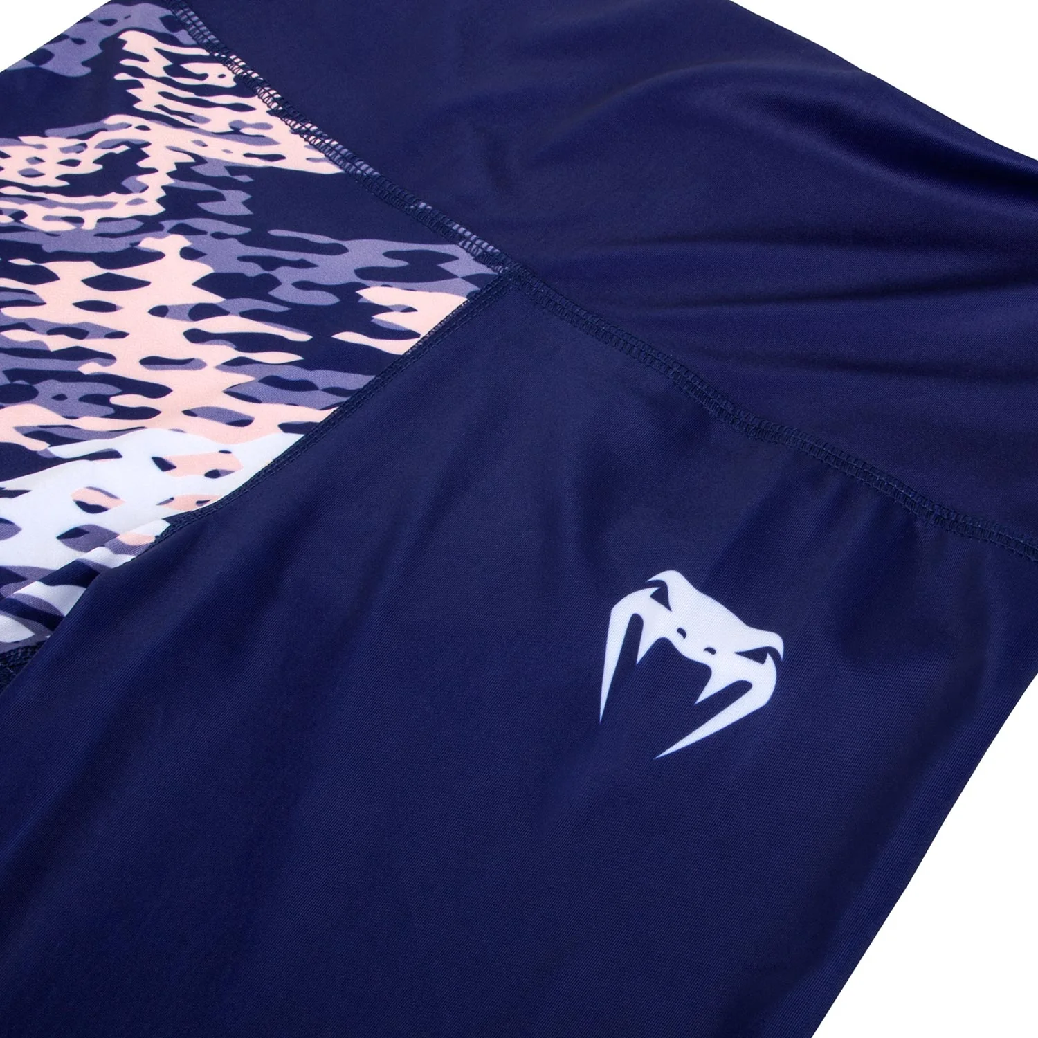 Venum Neo Camo Leggings - Navy Blue/Coral - Image 5