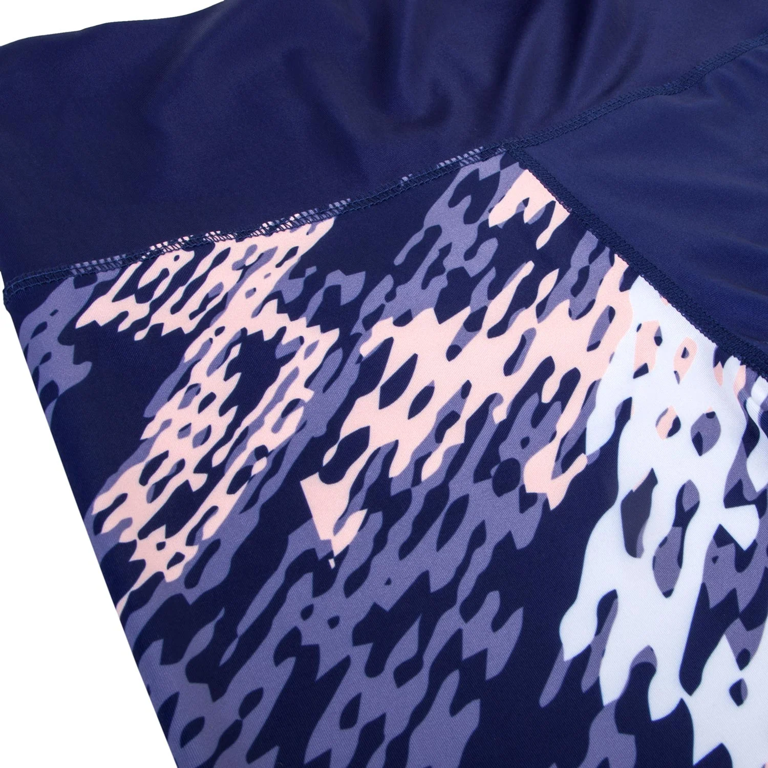 Venum Neo Camo Leggings - Navy Blue/Coral - Image 6