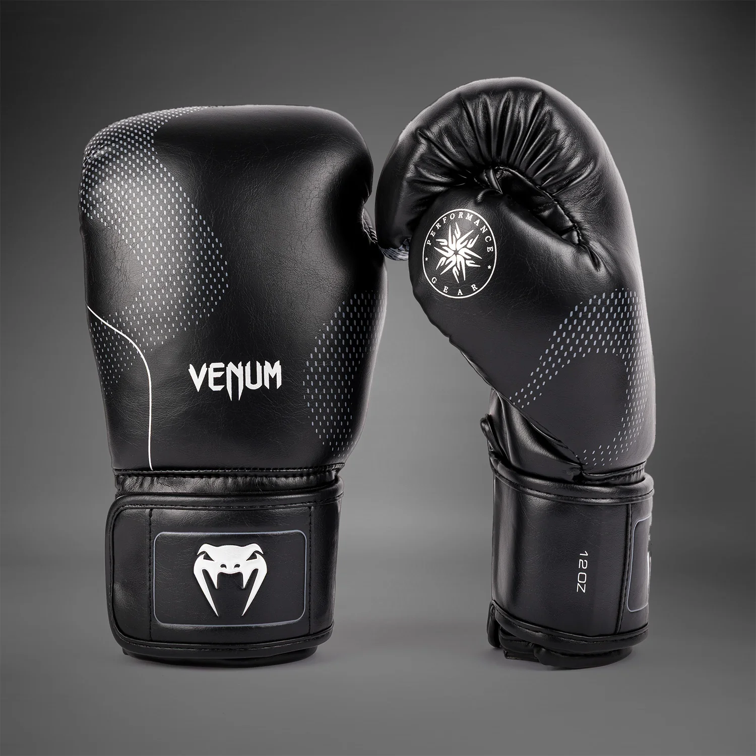 Venum Nexus Boxing Gloves - Black/Silver - Image 2