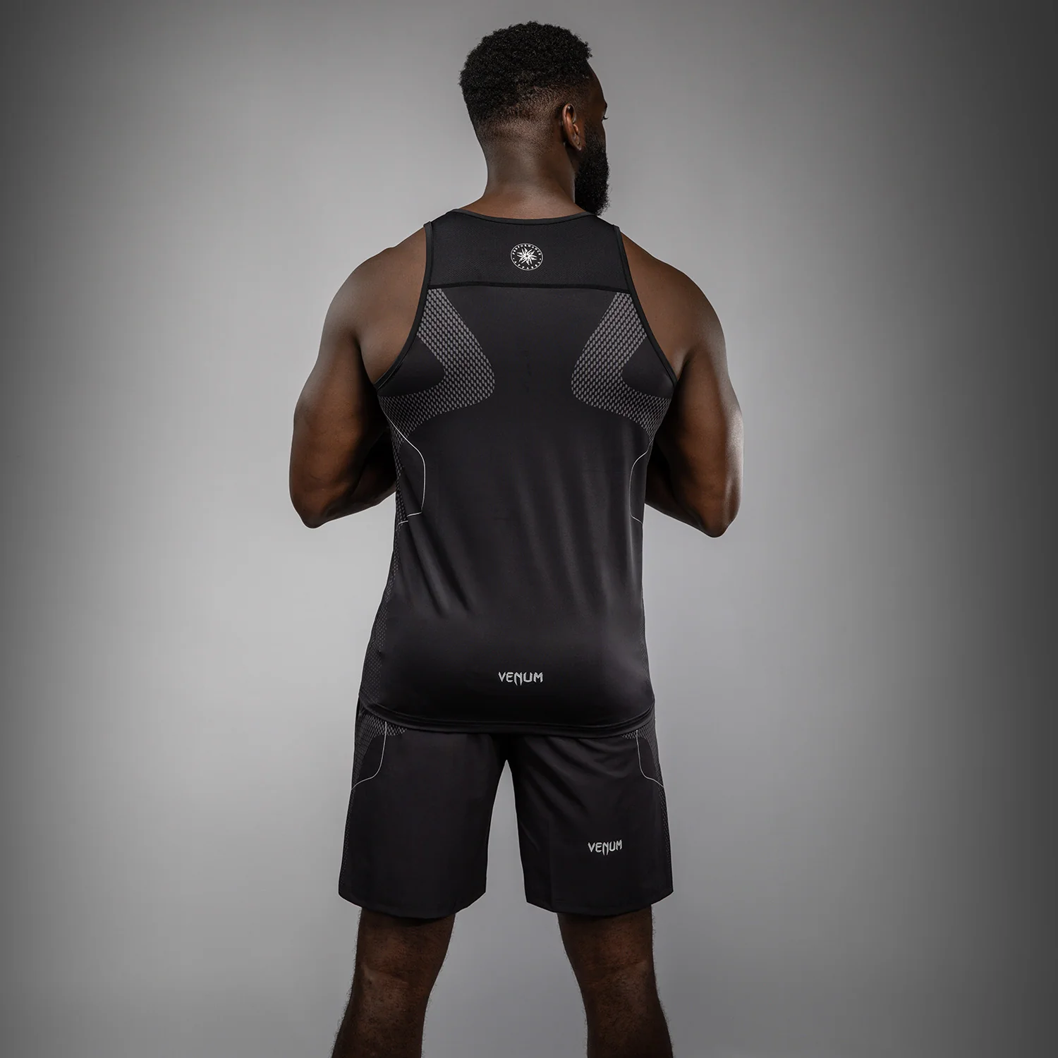 Venum Nexus Dry-Tech Tank Top - Black/Silver - Image 3