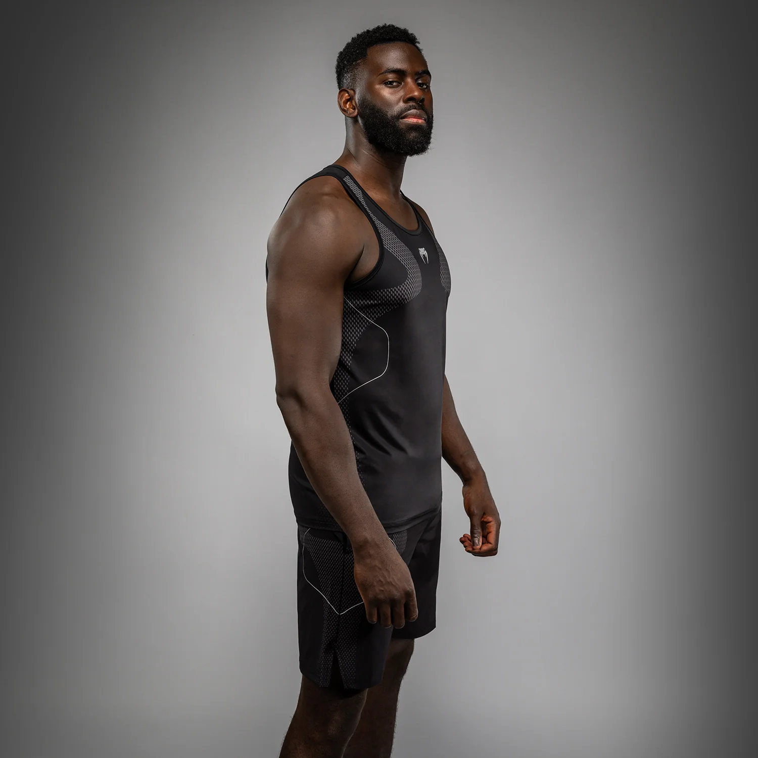 Venum Nexus Dry-Tech Tank Top - Black/Silver - Image 4