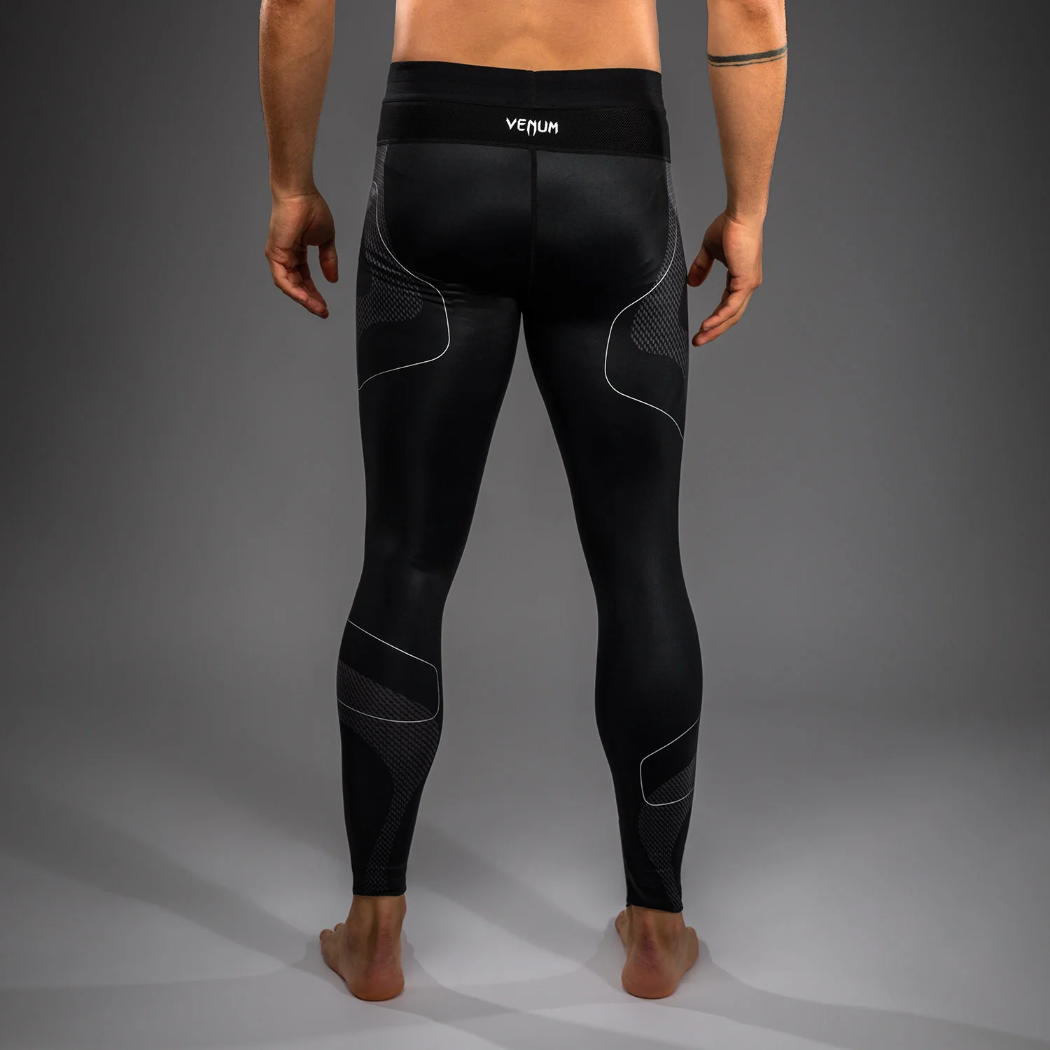 Venum Nexus Spats - Black/Silver - Image 5