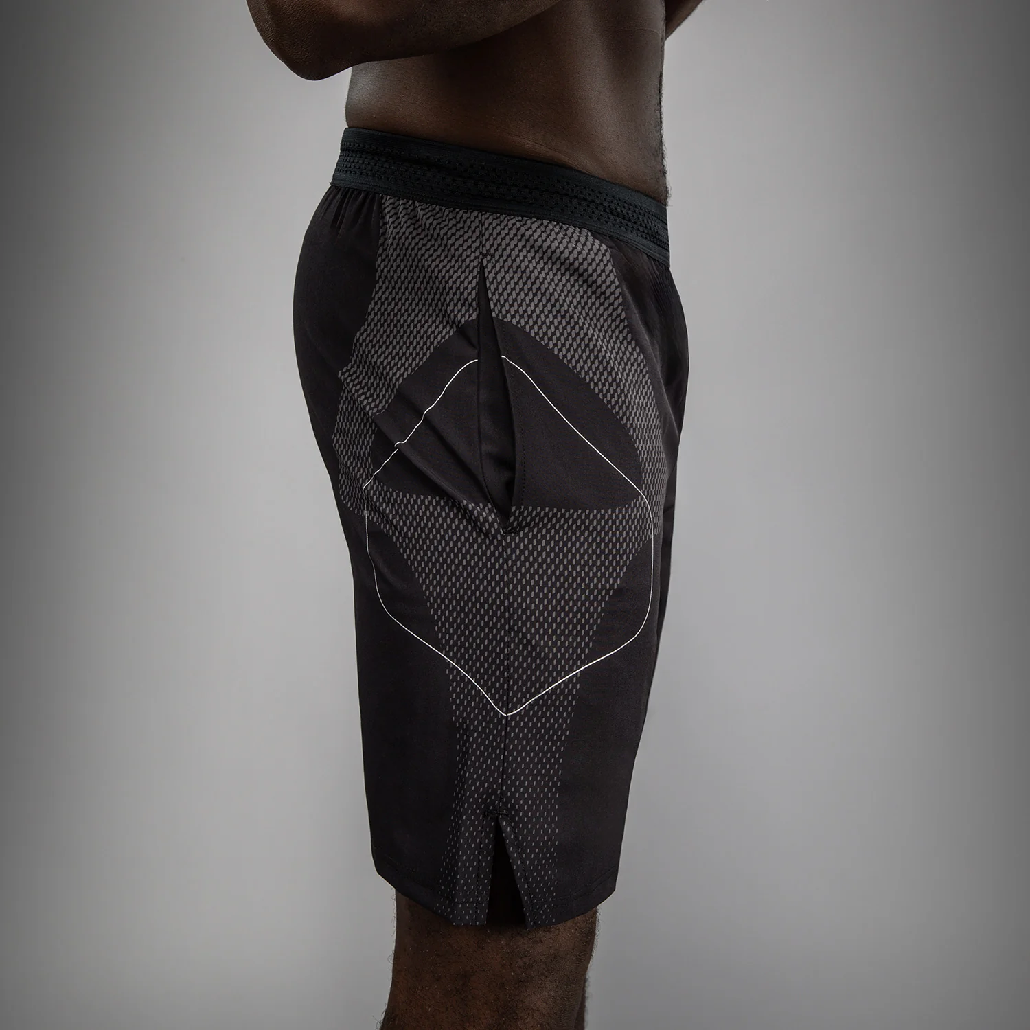 Venum Nexus Training Shorts - Black/Silver - Image 6