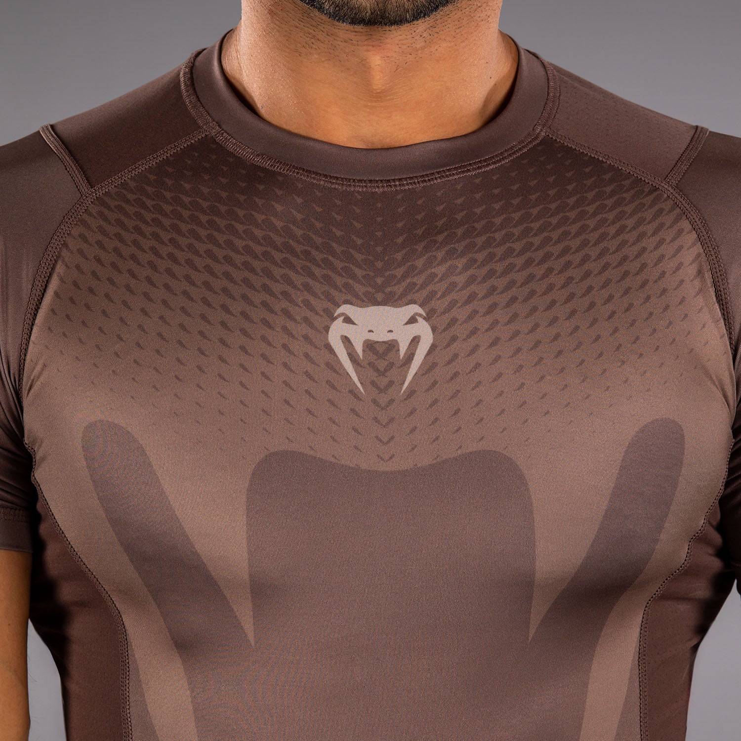 Venum No Gi Rashguards - Chocolate Brown - Image 5