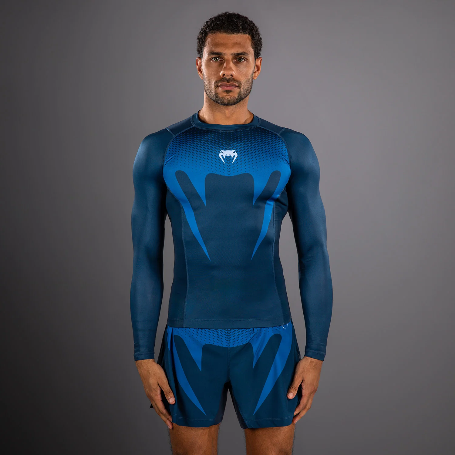 Venum No Gi Rashguards - Indigo