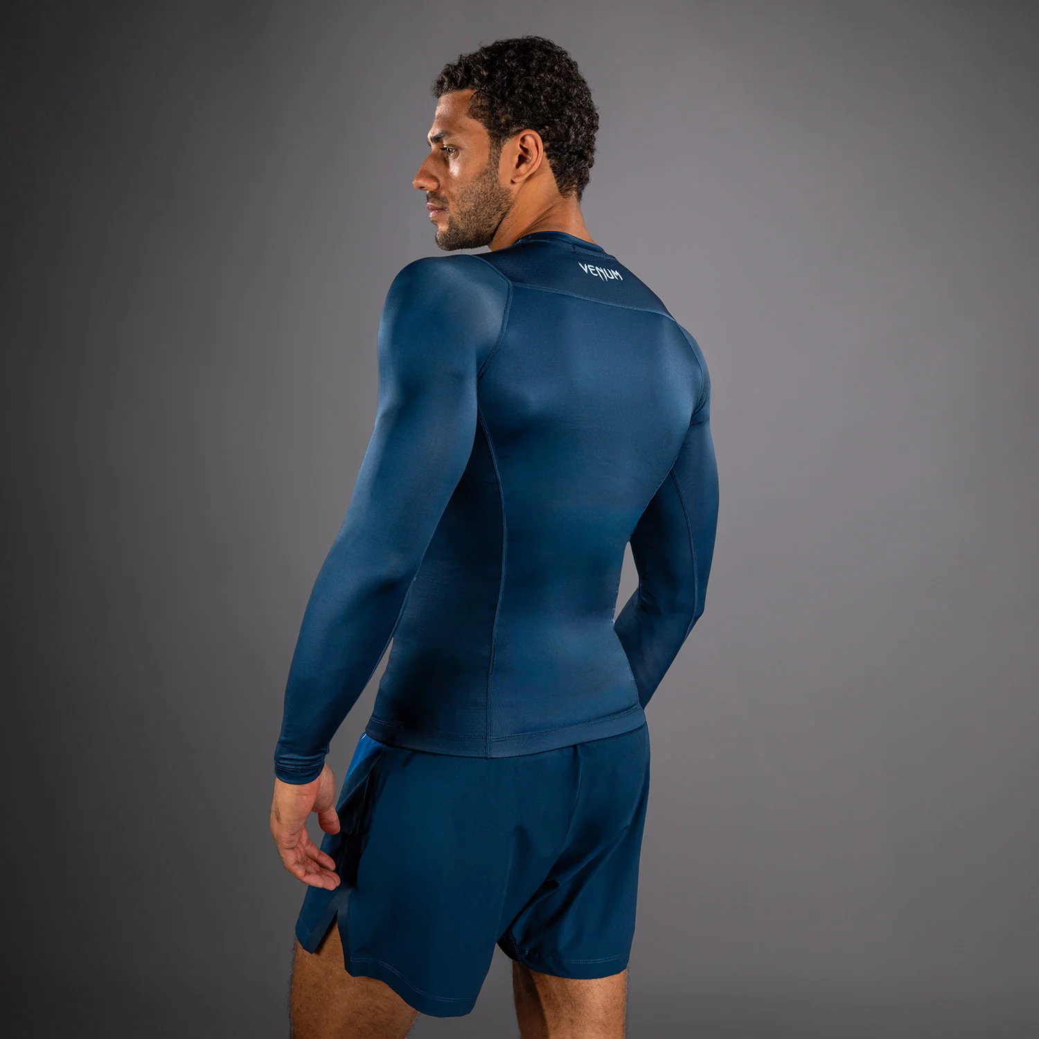 Venum No Gi Rashguards - Indigo - Image 3