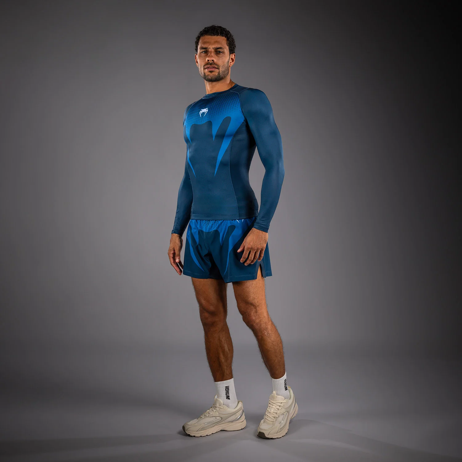 Venum No Gi Rashguards - Indigo - Image 6