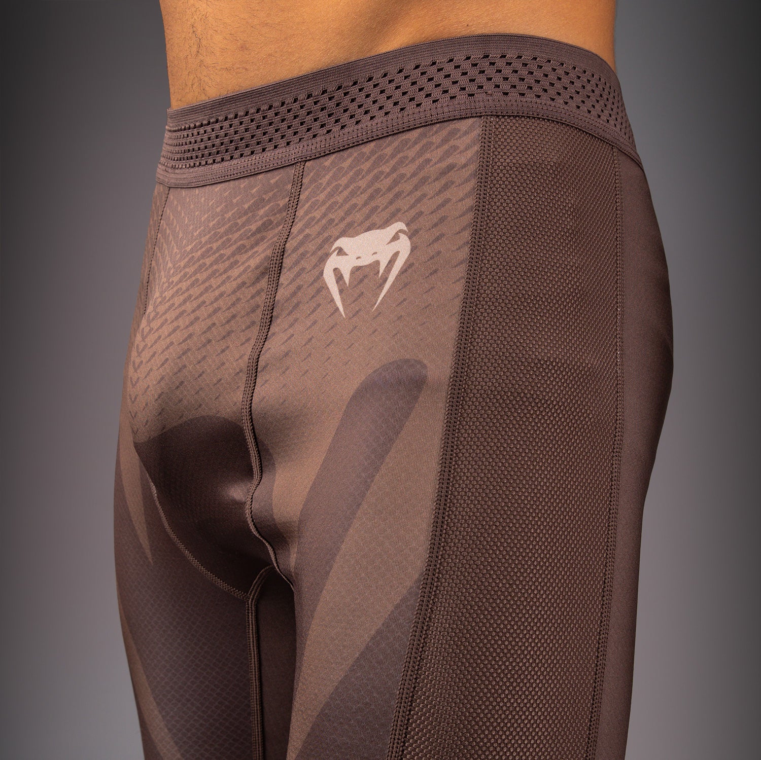 Venum No Gi Vale Tudo Shorts - Chocolate Brown - Image 6