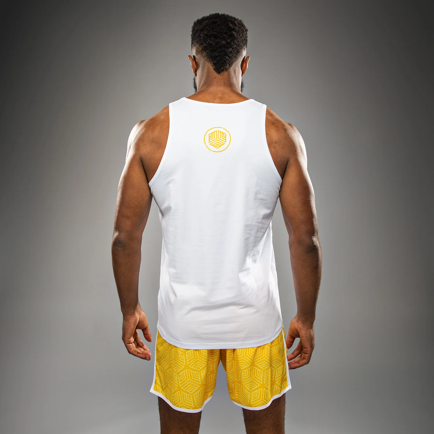 Venum Octane Tank Top - White/Vibrant Yellow - Image 2