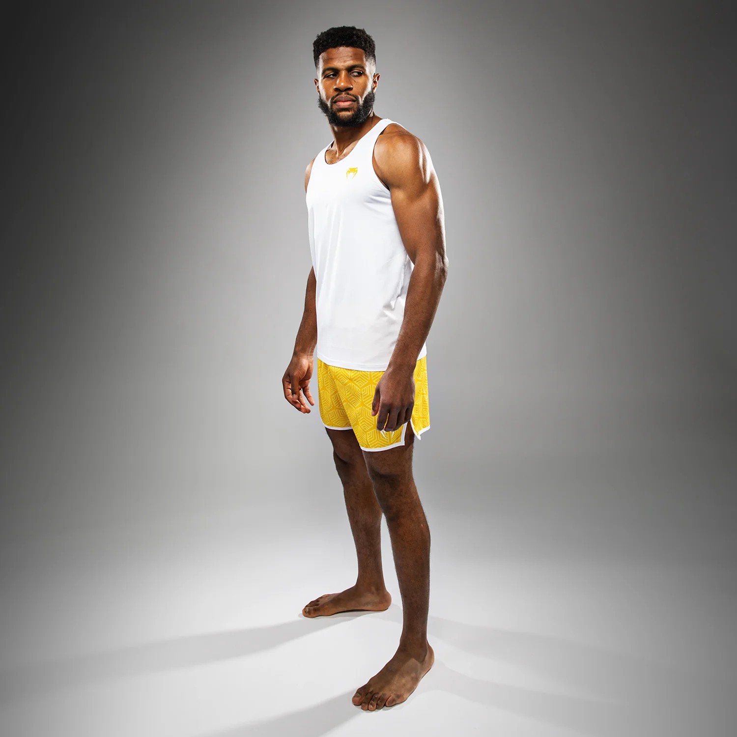 Venum Octane Tank Top - White/Vibrant Yellow - Image 4