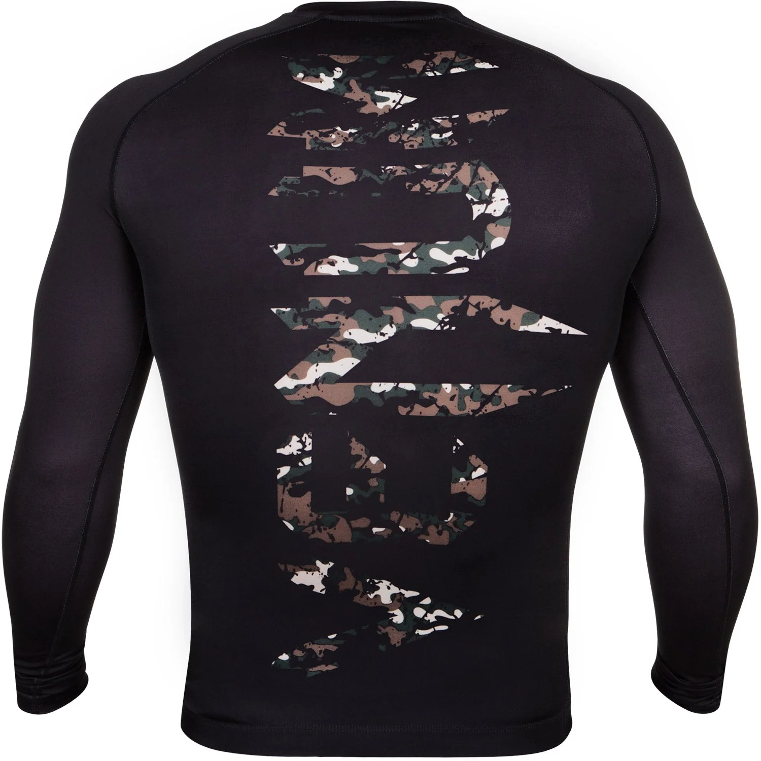 Venum Original Giant Rashguard - Long Sleeves - Black/Forest Camo - Image 6