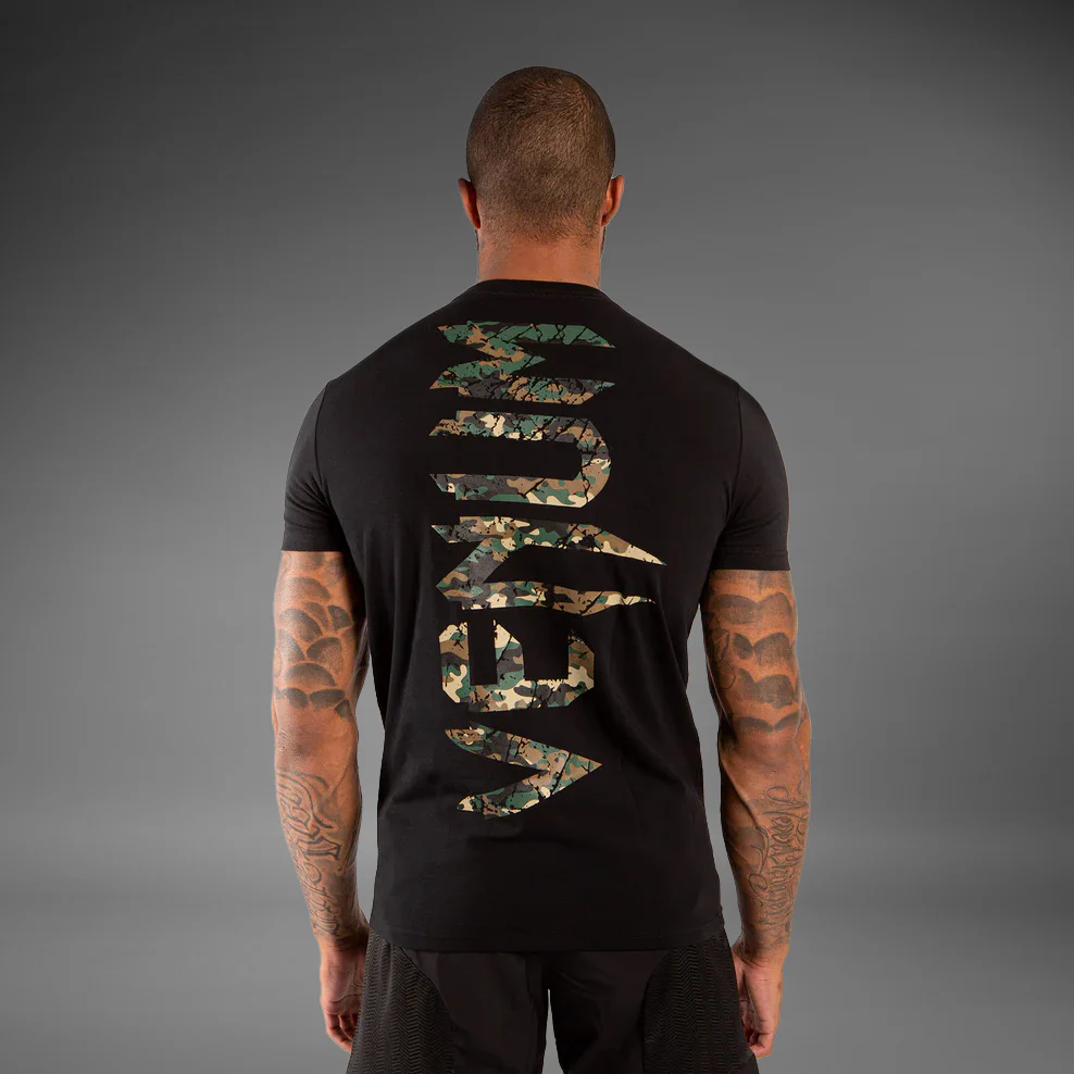 Venum Original Giant T-Shirt - Black/Forest-Camo - Image 2