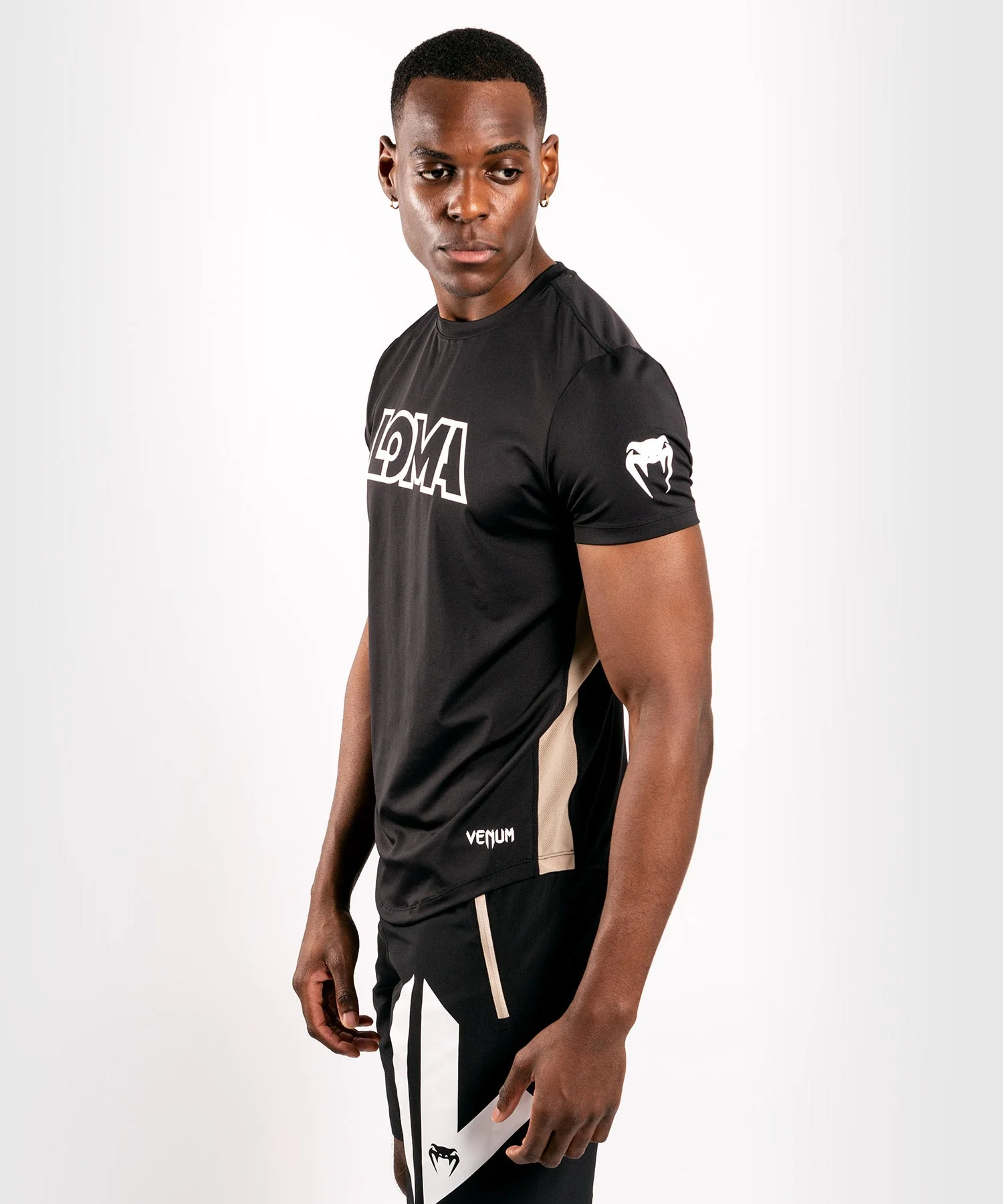Venum Origins Dry Tech T-shirt - Black/White - Image 2